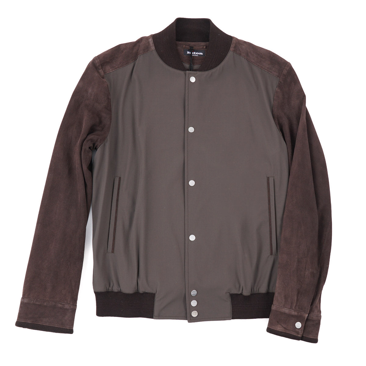 Kiton Suede and Nylon Bomber Jacket – Top Shelf Apparel