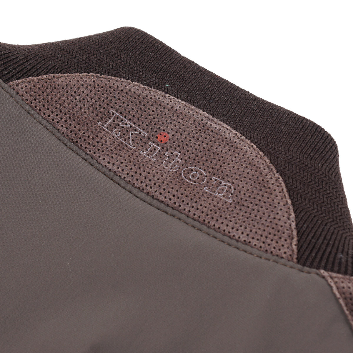 Kiton Suede and Nylon Bomber Jacket - Top Shelf Apparel