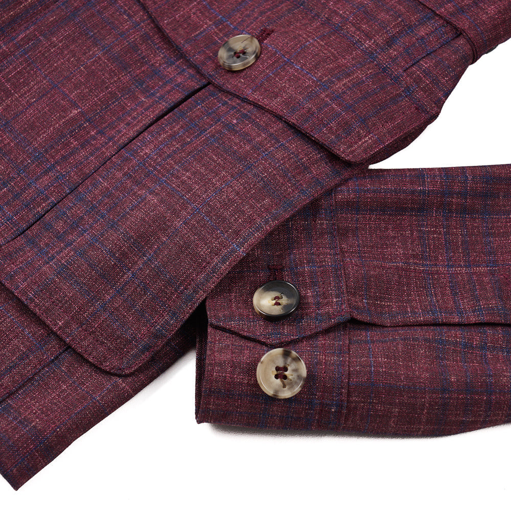 Isaia Wool-Silk-Linen Field Jacket - Top Shelf Apparel
