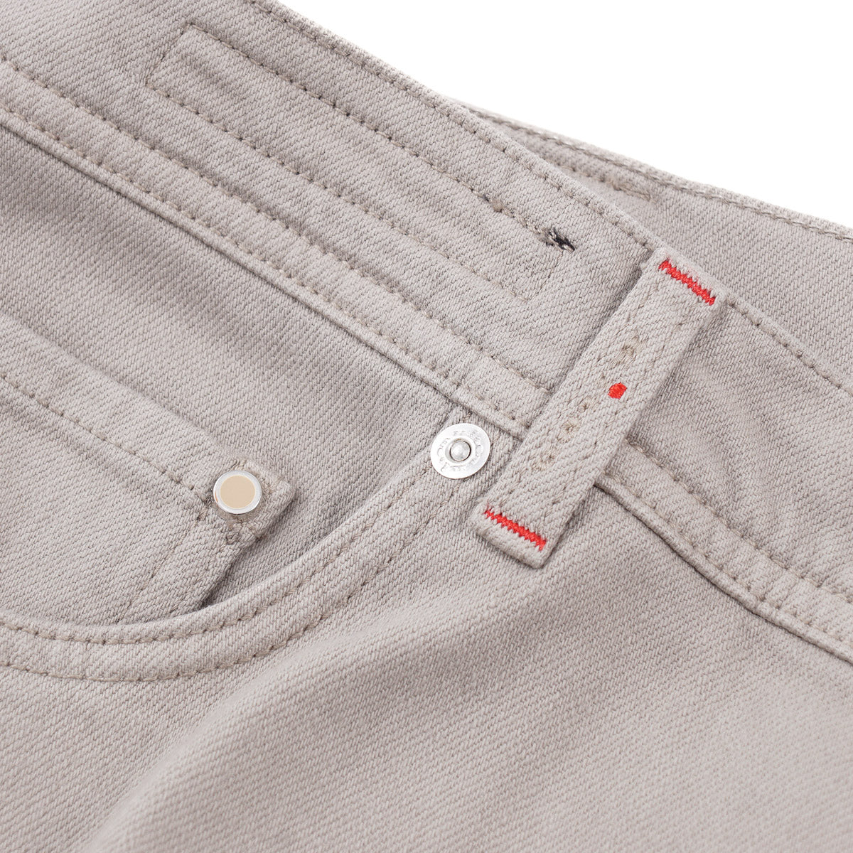 Kiton Gray Stretch Denim Jeans - Top Shelf Apparel