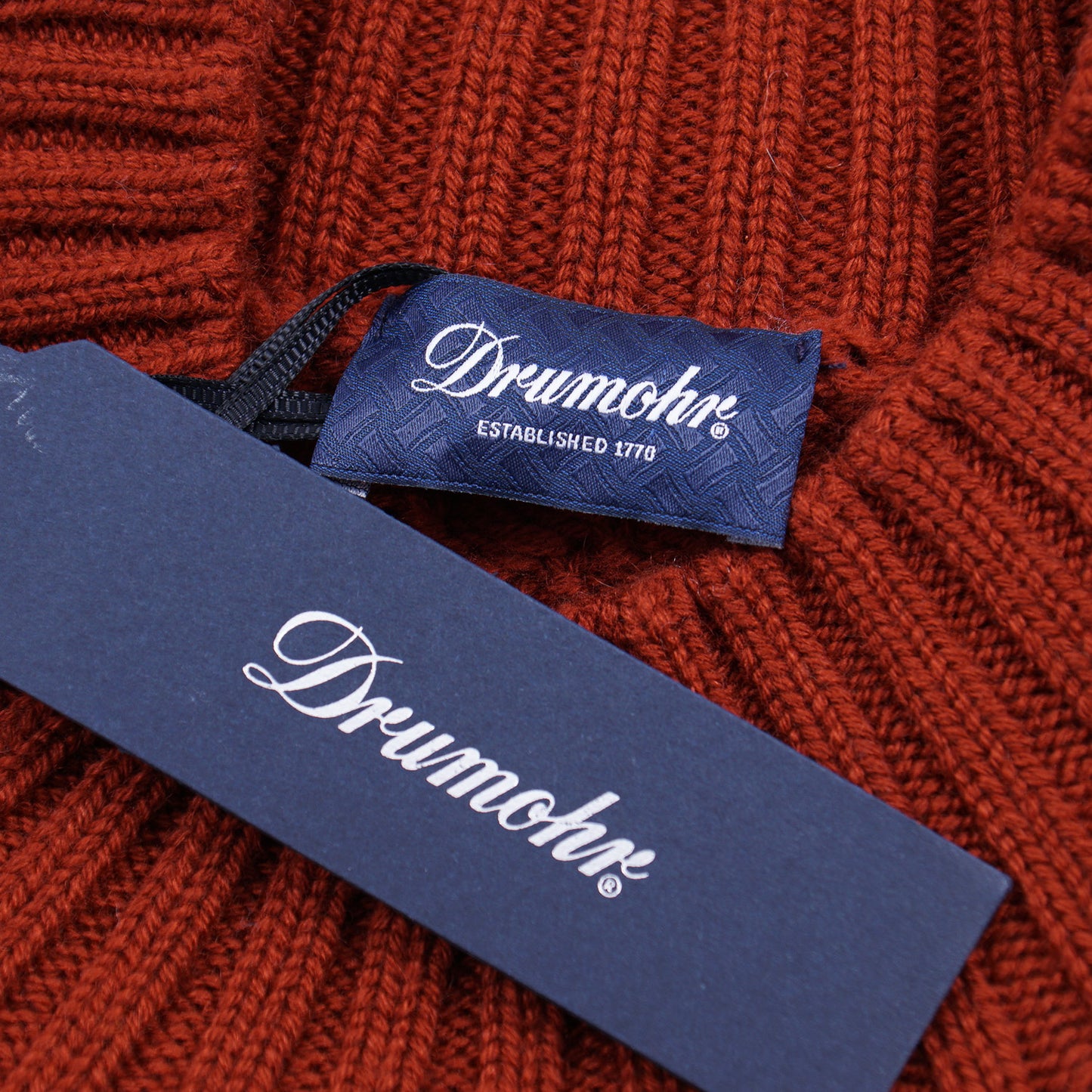 Drumohr Patterned Knit Cashmere Sweater - Top Shelf Apparel