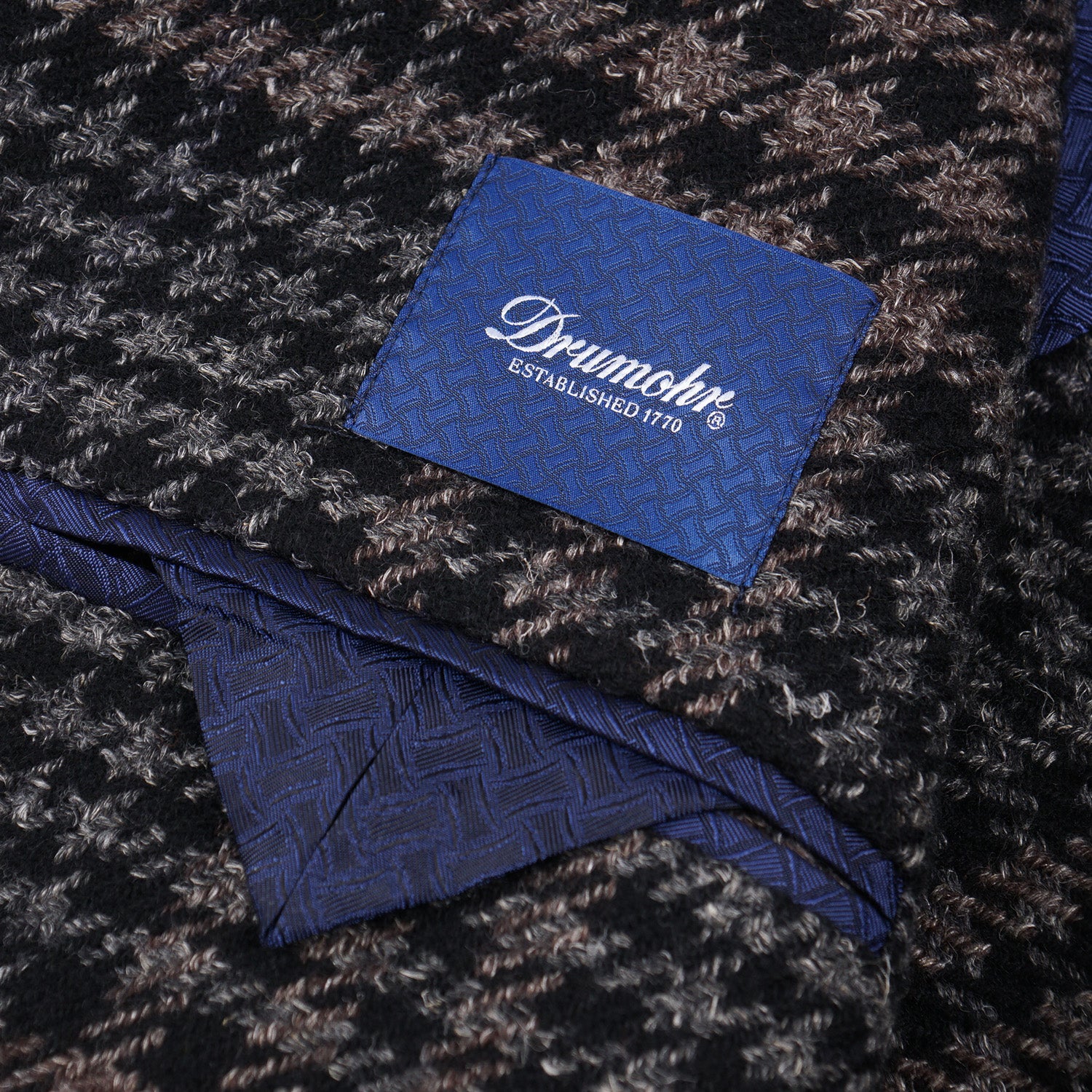 Drumohr Layered Plaid Wool Overcoat - Top Shelf Apparel