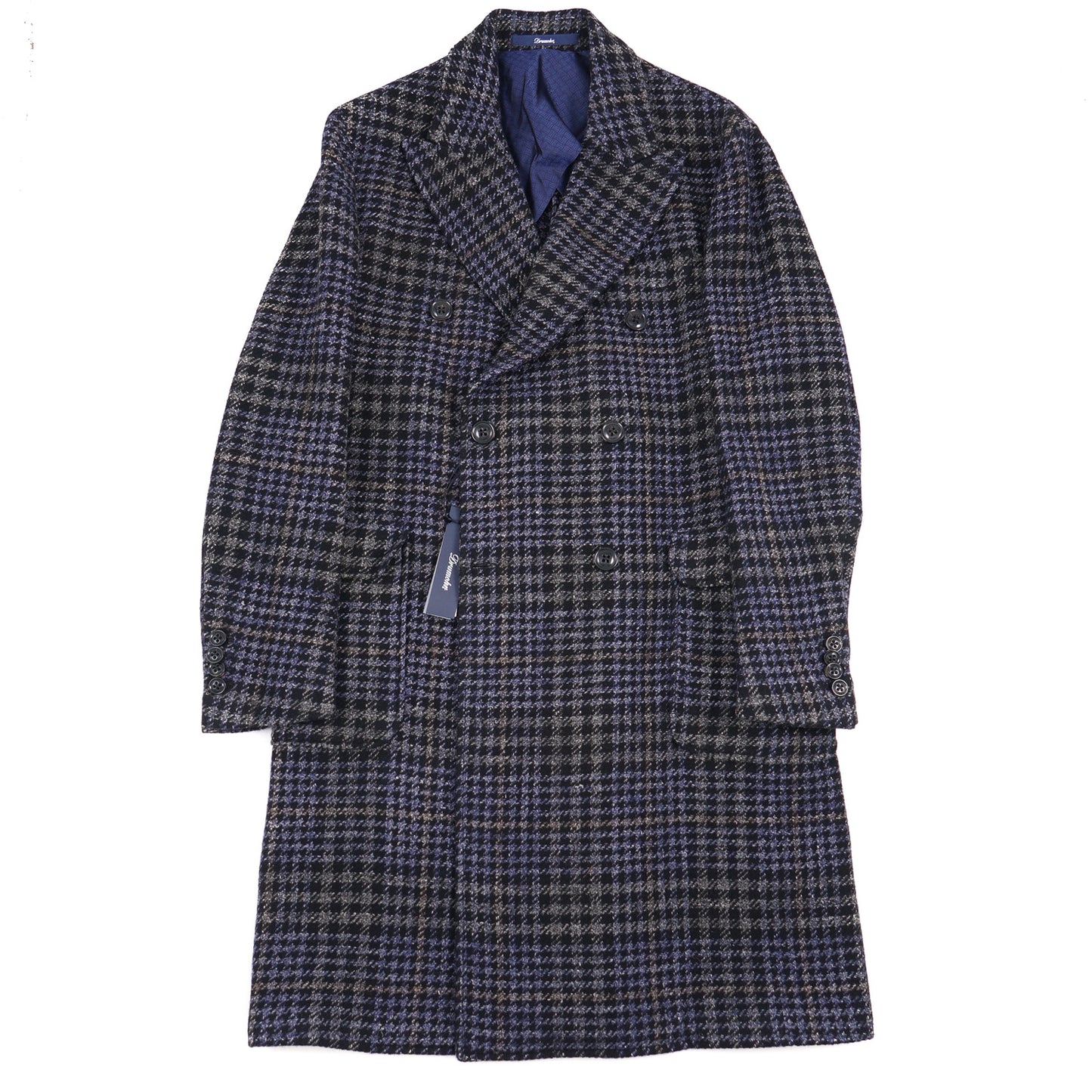 Drumohr Layered Plaid Wool Overcoat - Top Shelf Apparel