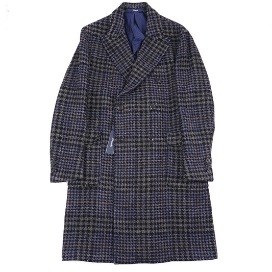 Drumohr Layered Plaid Wool Overcoat - Top Shelf Apparel