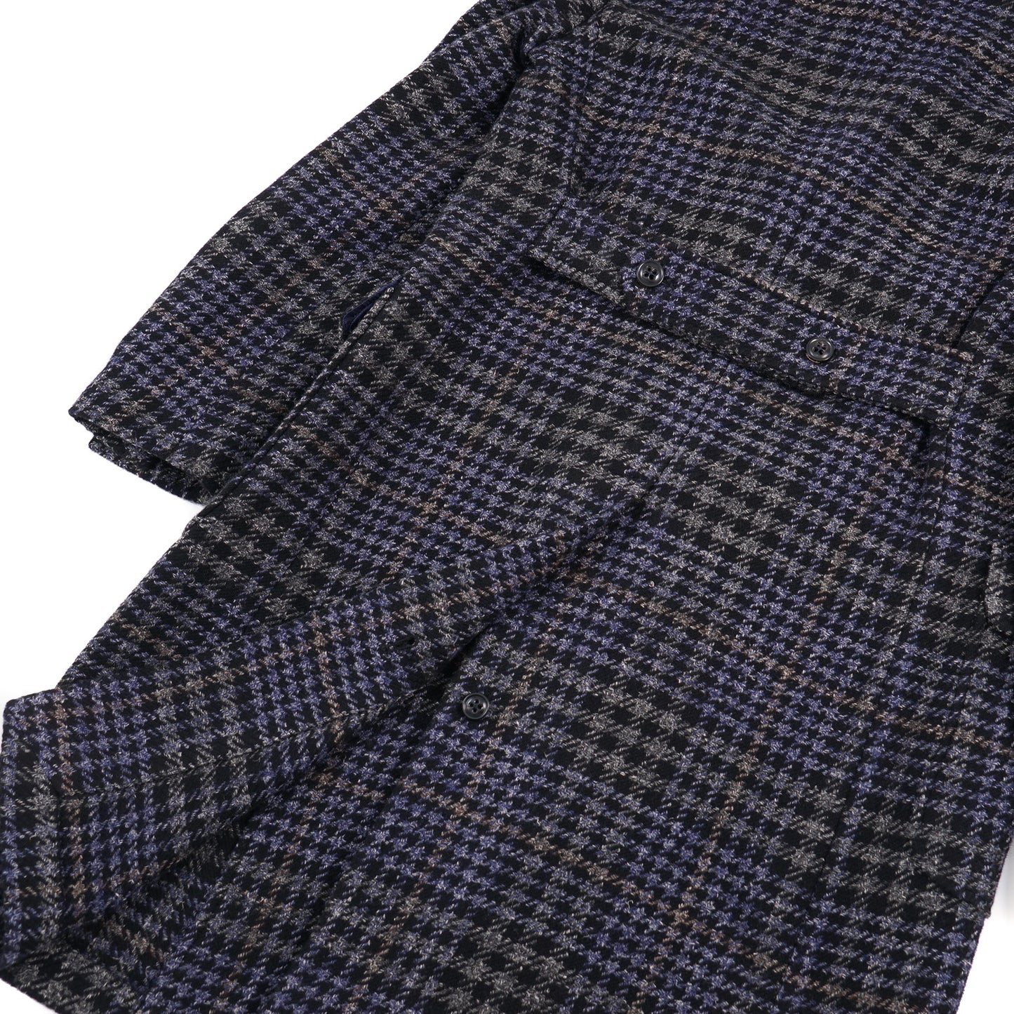 Drumohr Layered Plaid Wool Overcoat - Top Shelf Apparel