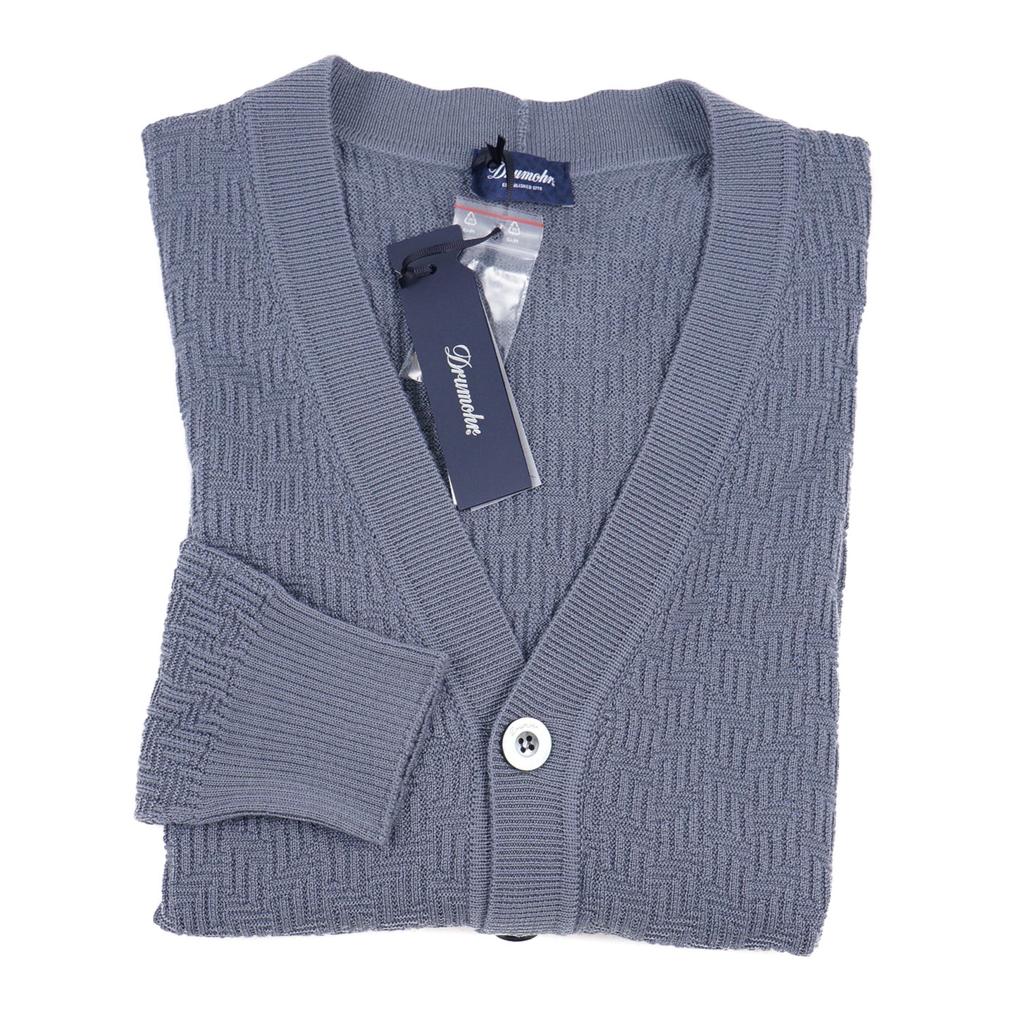 Drumohr Merino Wool Cardigan Sweater - Top Shelf Apparel
