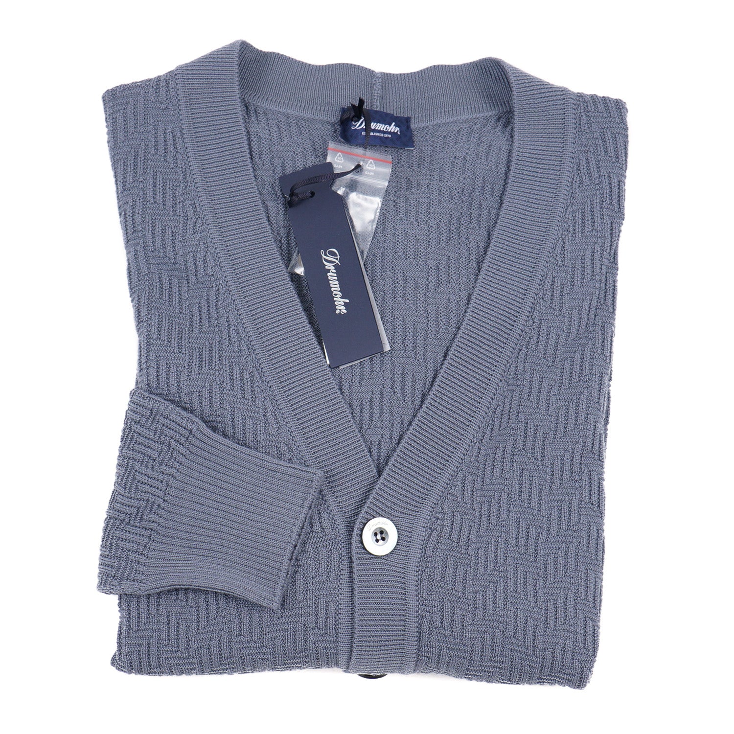 Drumohr Merino Wool Cardigan Sweater - Top Shelf Apparel