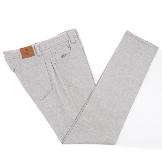 Luigi Borrelli Slim-Fit Soft Twill Jeans - Top Shelf Apparel