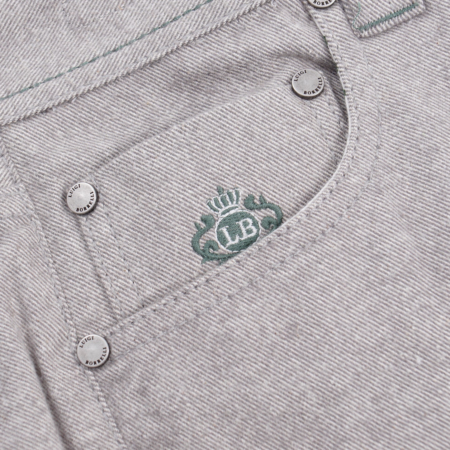 Luigi Borrelli Slim-Fit Soft Twill Jeans - Top Shelf Apparel