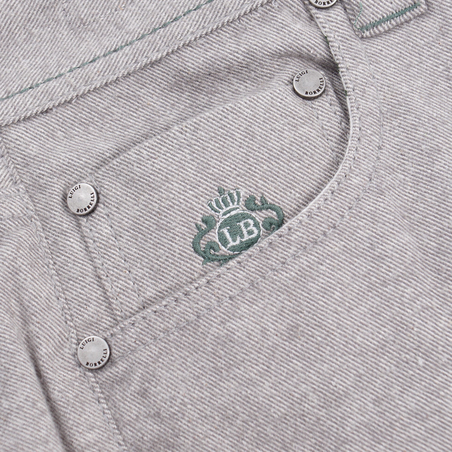 Luigi Borrelli Slim-Fit Soft Twill Jeans - Top Shelf Apparel