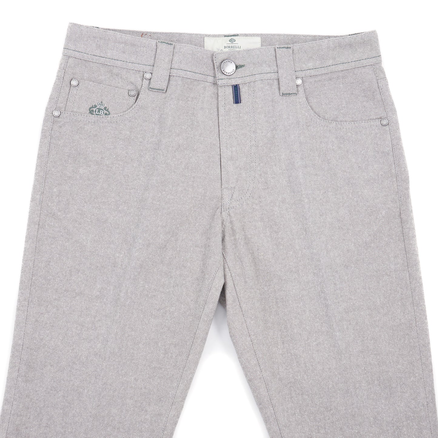 Luigi Borrelli Slim-Fit Soft Twill Jeans - Top Shelf Apparel