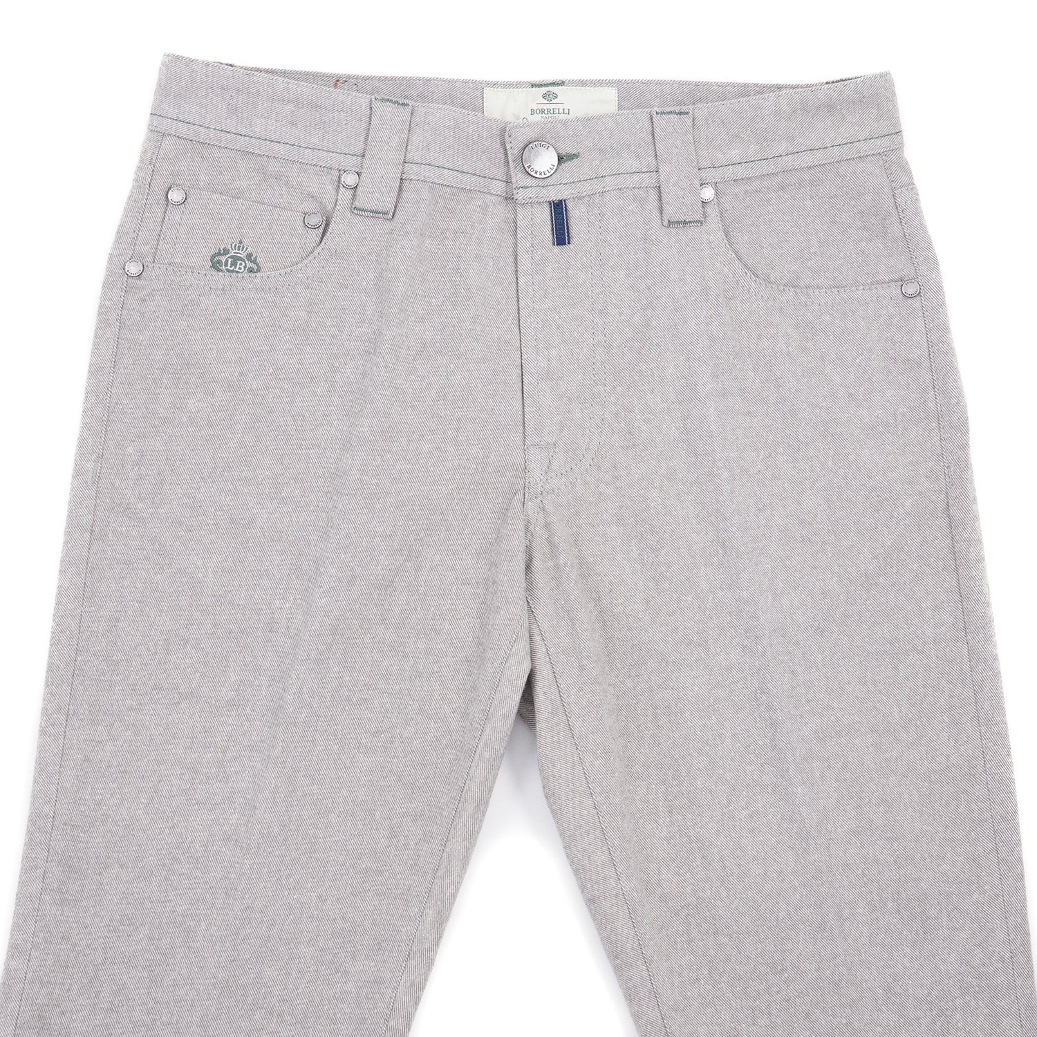 Luigi Borrelli Slim-Fit Soft Twill Jeans - Top Shelf Apparel