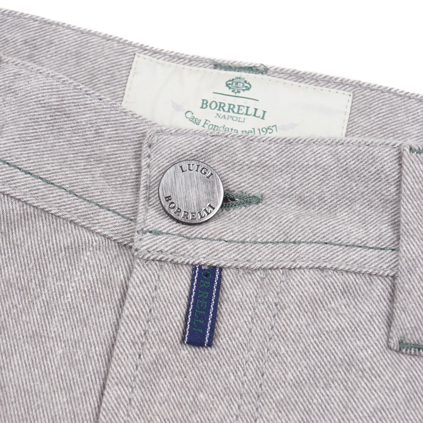 Luigi Borrelli Slim-Fit Soft Twill Jeans - Top Shelf Apparel
