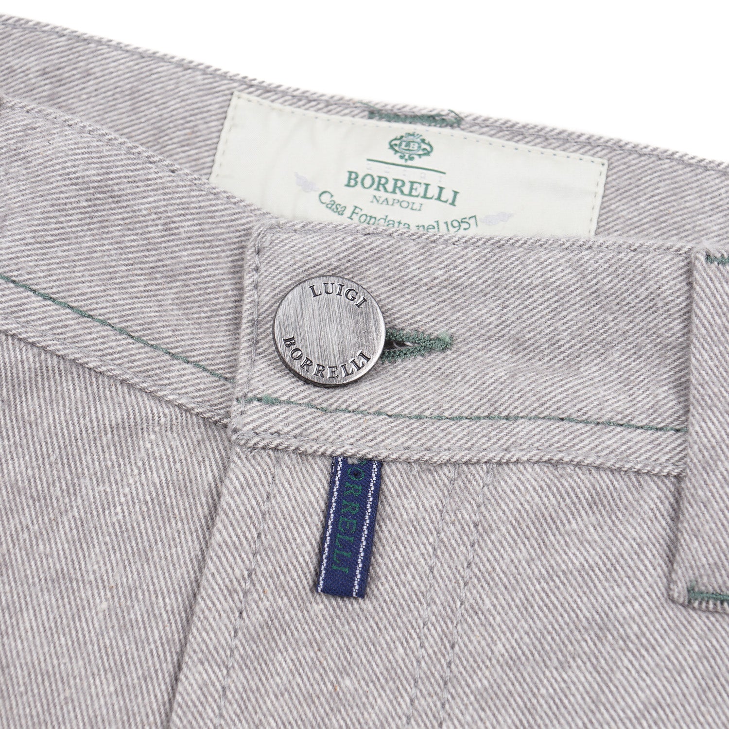 Luigi Borrelli Slim-Fit Soft Twill Jeans - Top Shelf Apparel