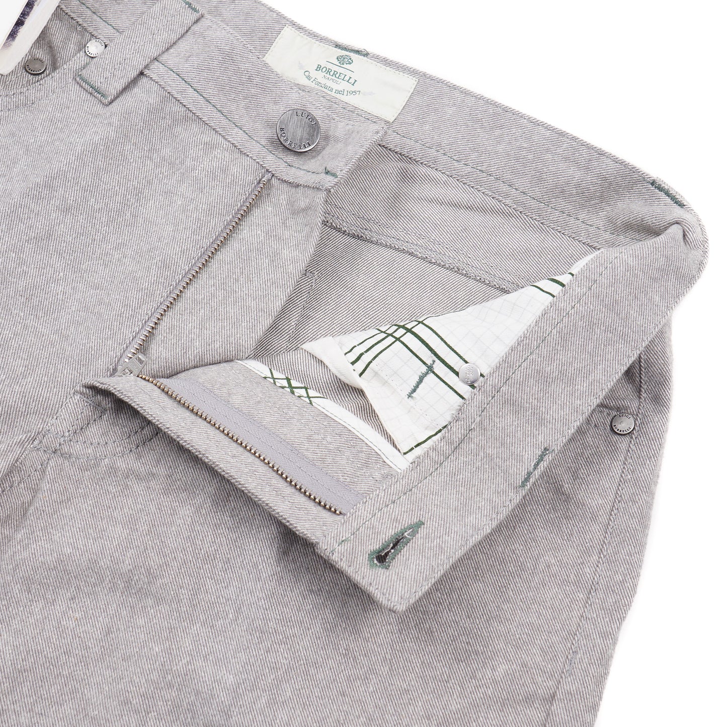 Luigi Borrelli Slim-Fit Soft Twill Jeans - Top Shelf Apparel