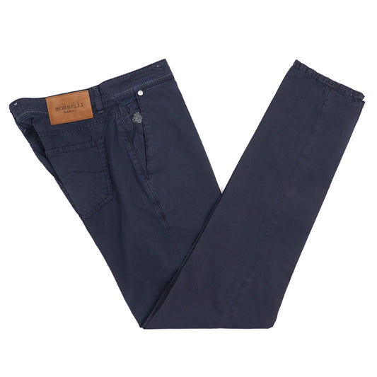 Luigi Borrelli Slim-Fit Lightweight Cotton Jeans - Top Shelf Apparel
