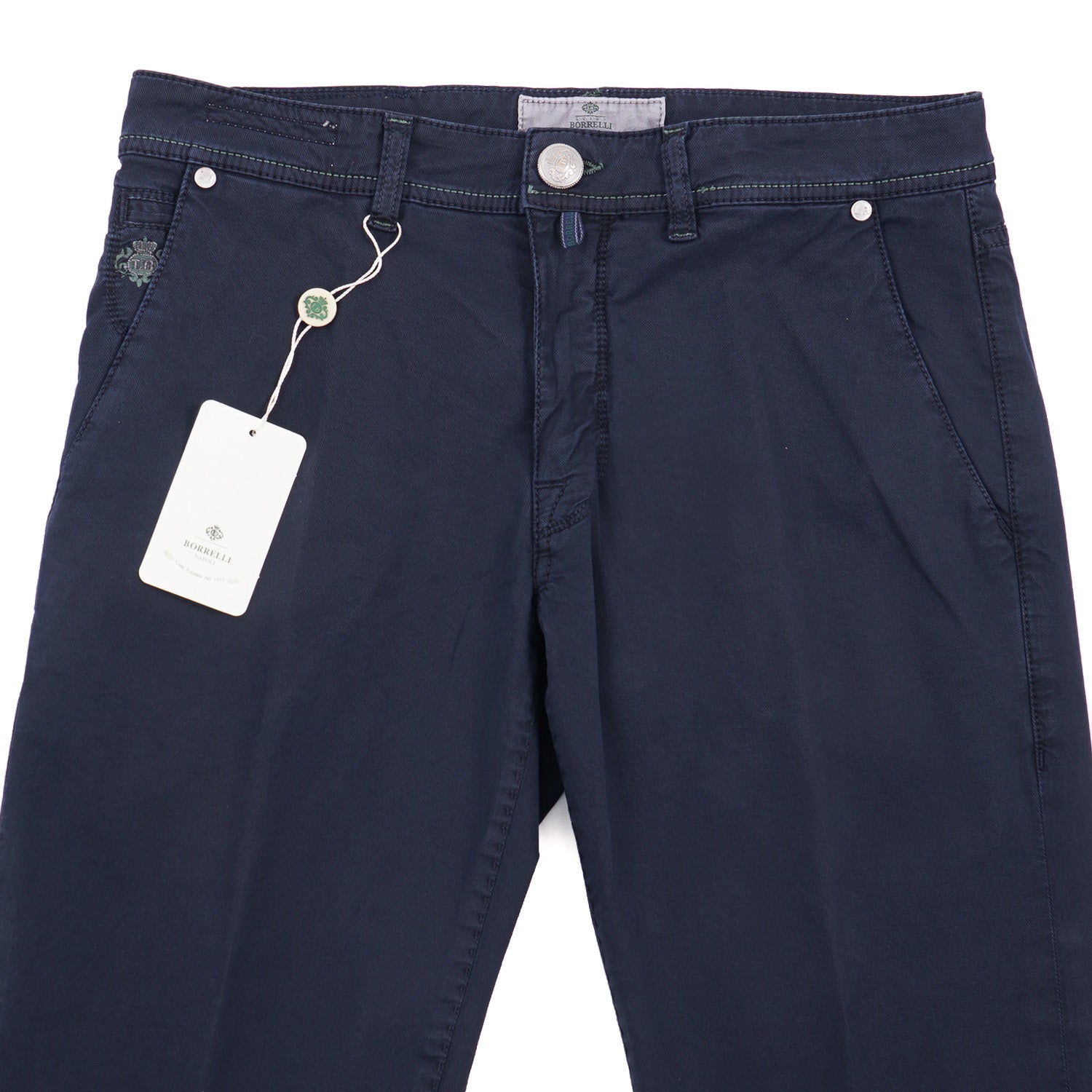 Luigi Borrelli Slim-Fit Lightweight Cotton Jeans - Top Shelf Apparel