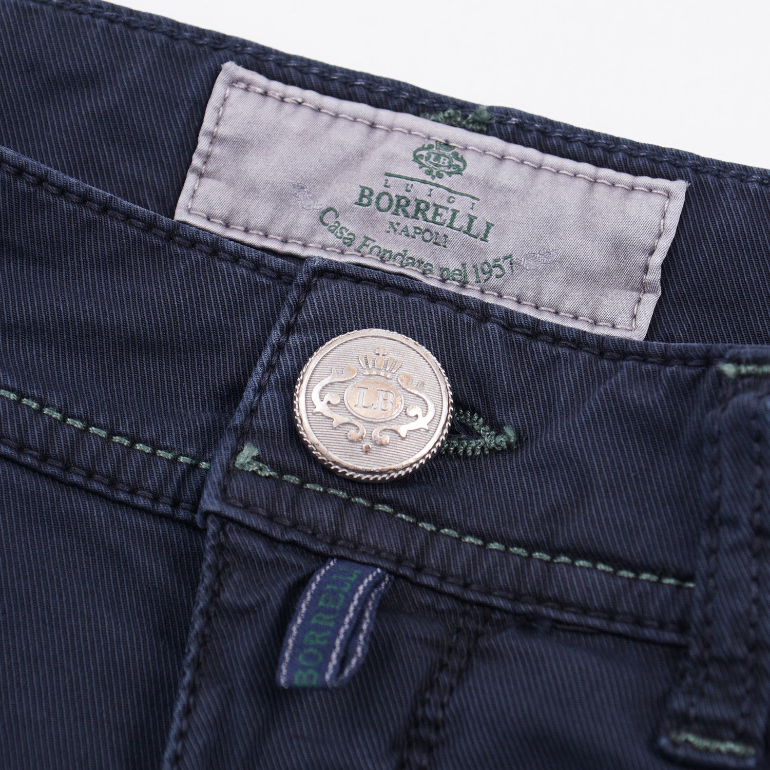 Luigi Borrelli Slim-Fit Lightweight Cotton Jeans - Top Shelf Apparel
