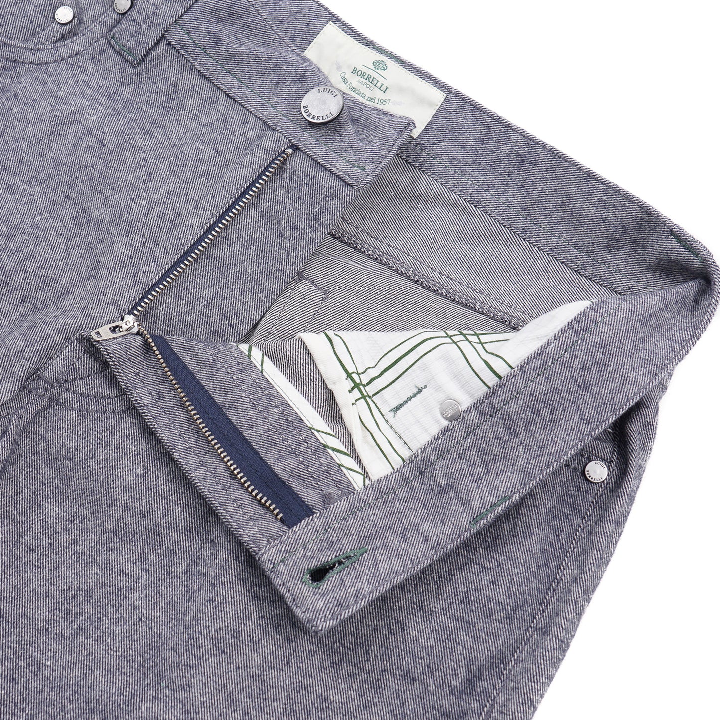 Luigi Borrelli Slim-Fit Soft Twill Jeans - Top Shelf Apparel