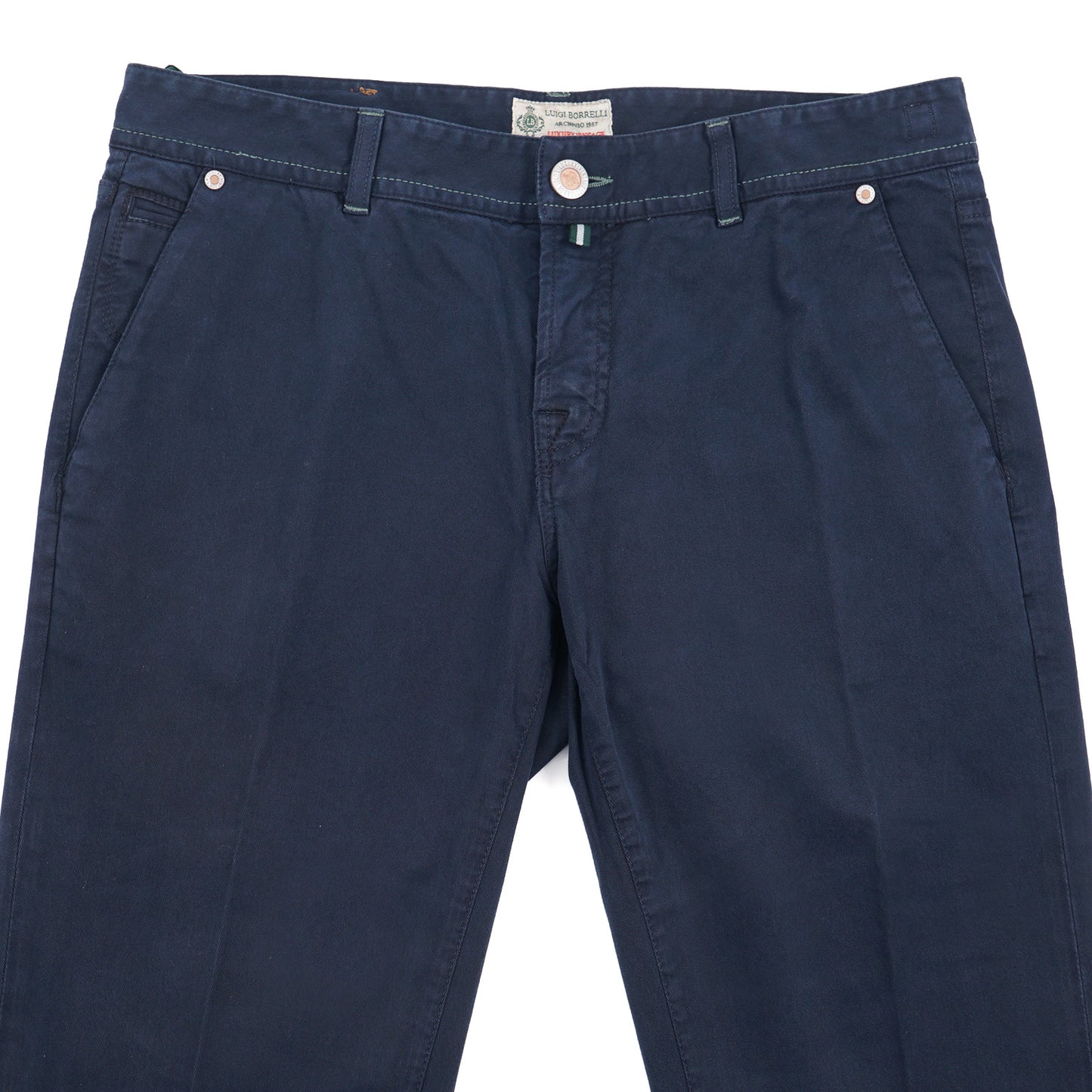 Luigi Borrelli Slim-Fit 5-Pocket Pants - Top Shelf Apparel