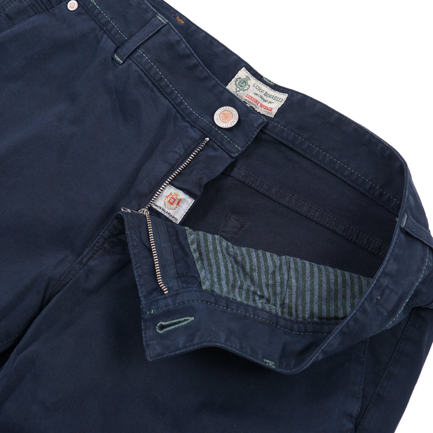 Luigi Borrelli Slim-Fit 5-Pocket Pants - Top Shelf Apparel