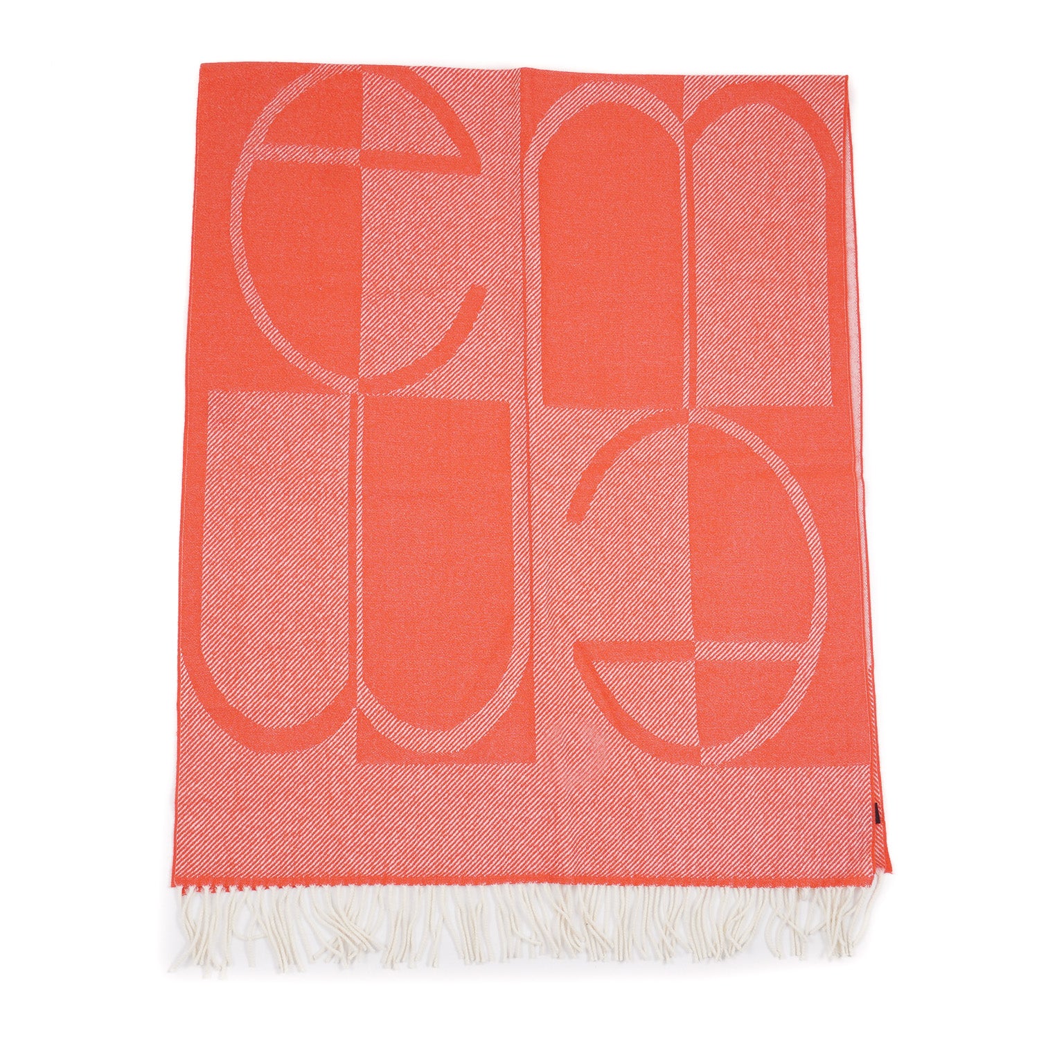 E.Marinella Wool Scarf with Logo Motif - Top Shelf Apparel