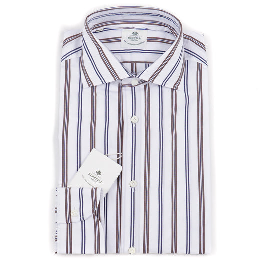 Luigi Borrelli Tailored-Fit Cotton Dress Shirt - Top Shelf Apparel