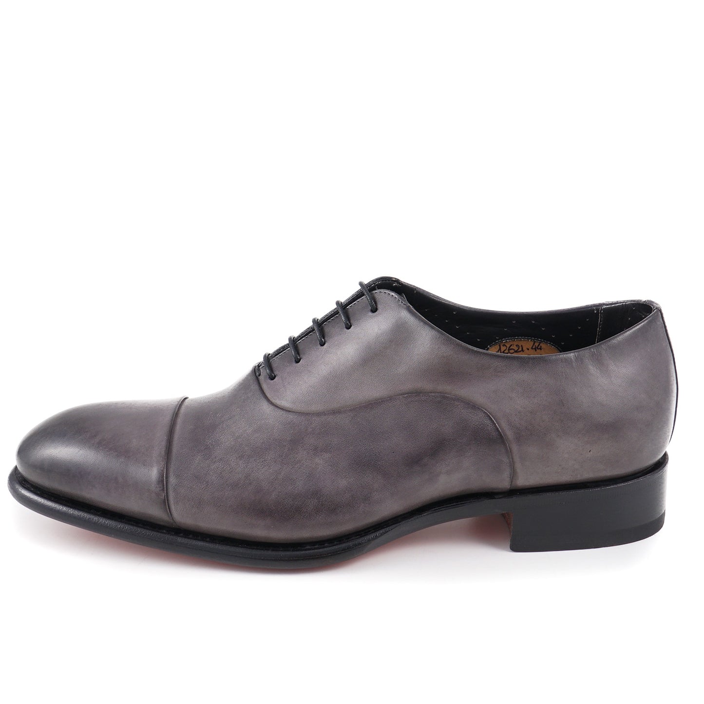 Santoni 'Isaac' Goodyear Oxford in Gray Calf - Top Shelf Apparel