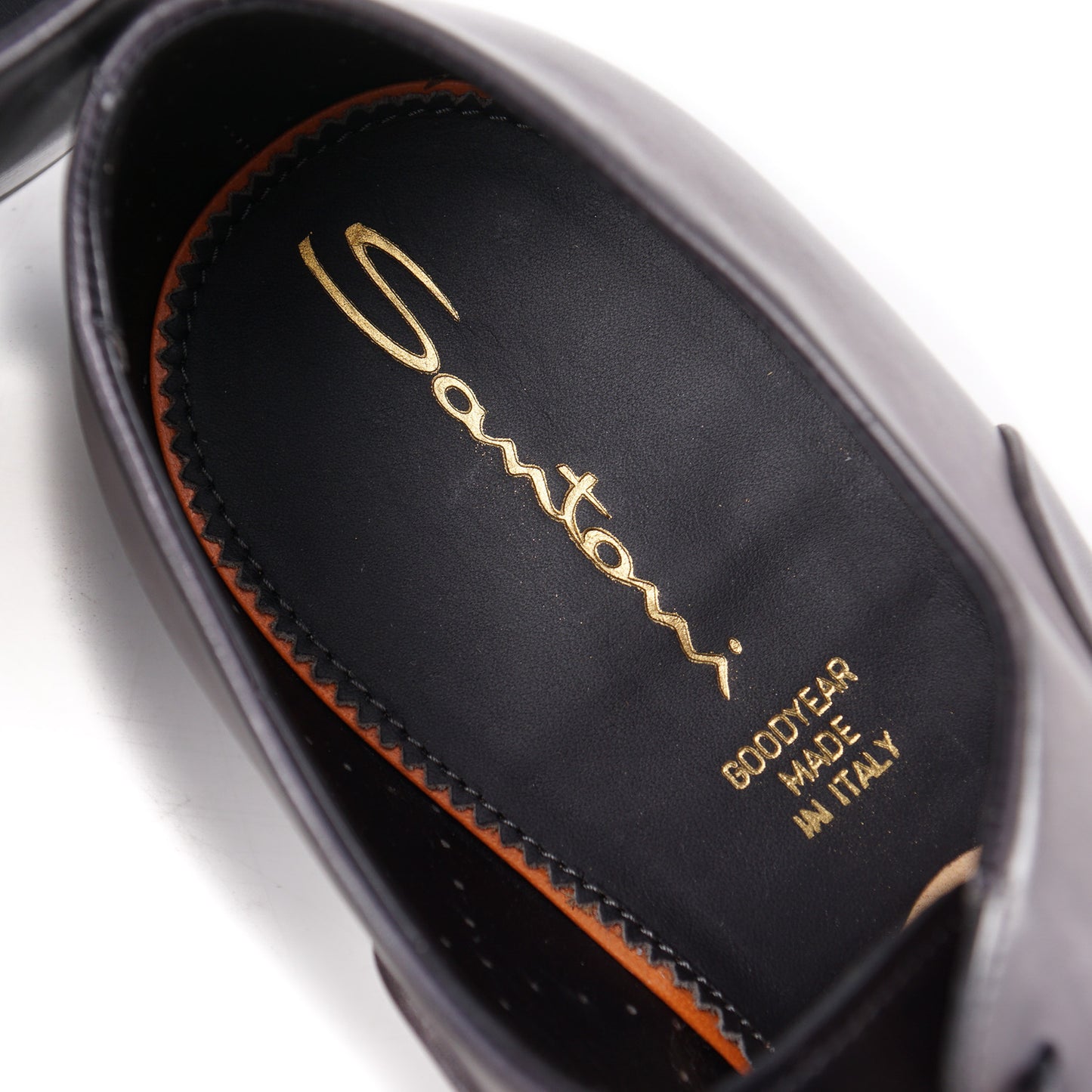 Santoni 'Isaac' Goodyear Oxford in Gray Calf - Top Shelf Apparel