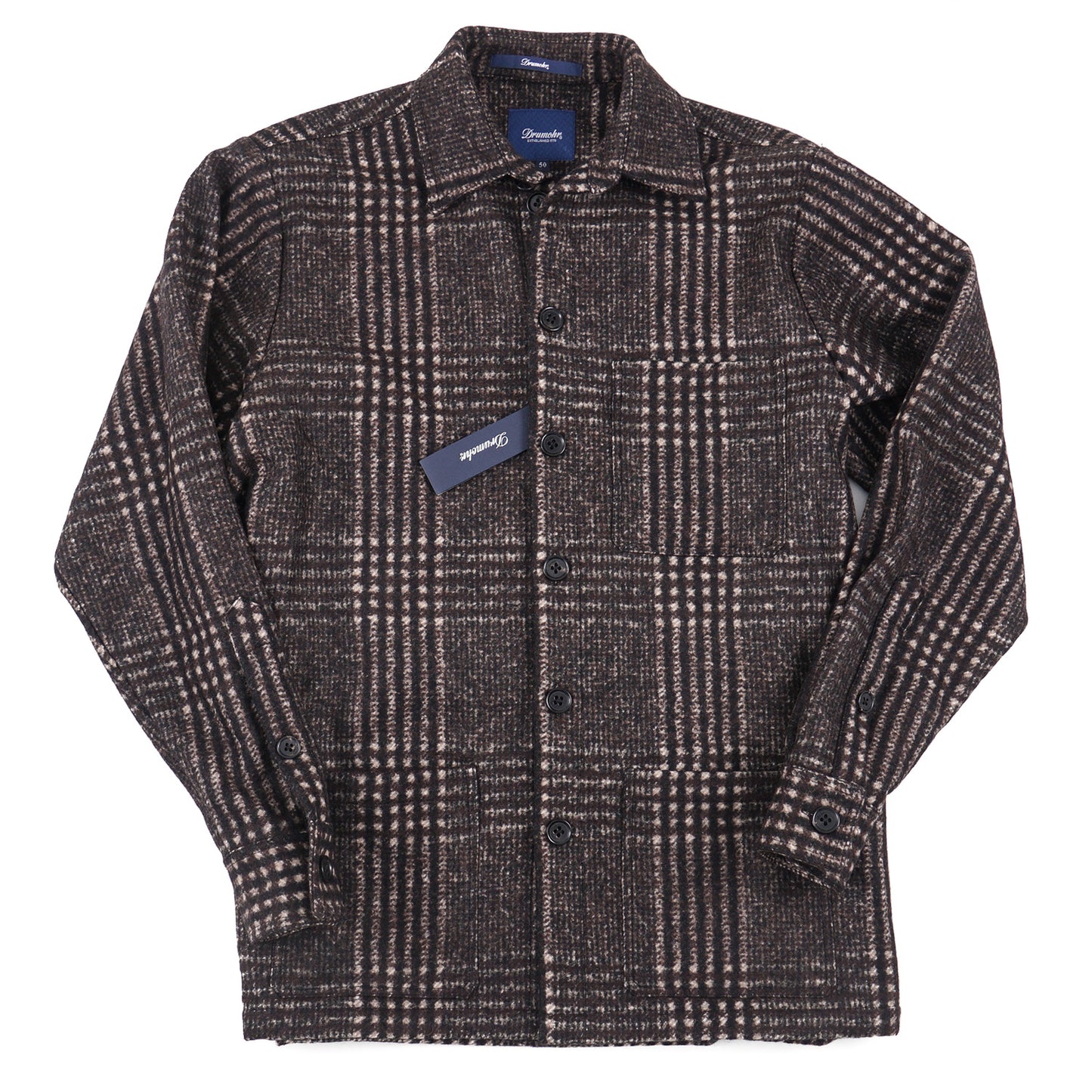 Drumohr Wool and Alpaca Shirt-Jacket - Top Shelf Apparel