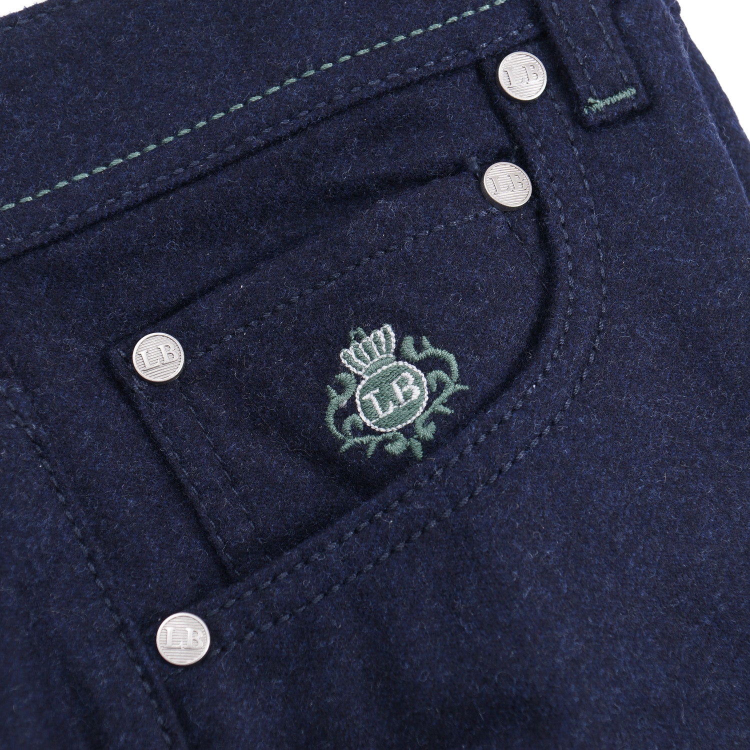 Luigi Borrelli Wool 5-Pocket Pants - Top Shelf Apparel