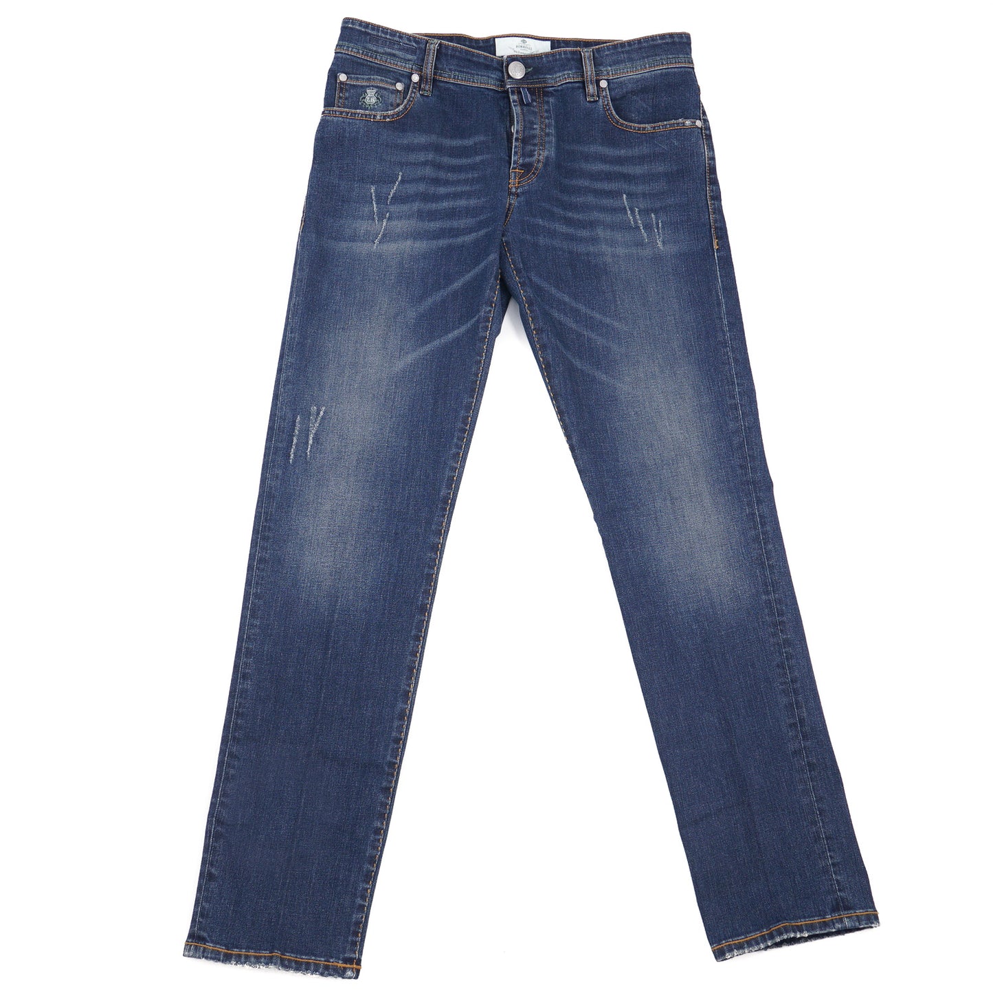 Luigi Borrelli Slim-Fit Denim Jeans - Top Shelf Apparel