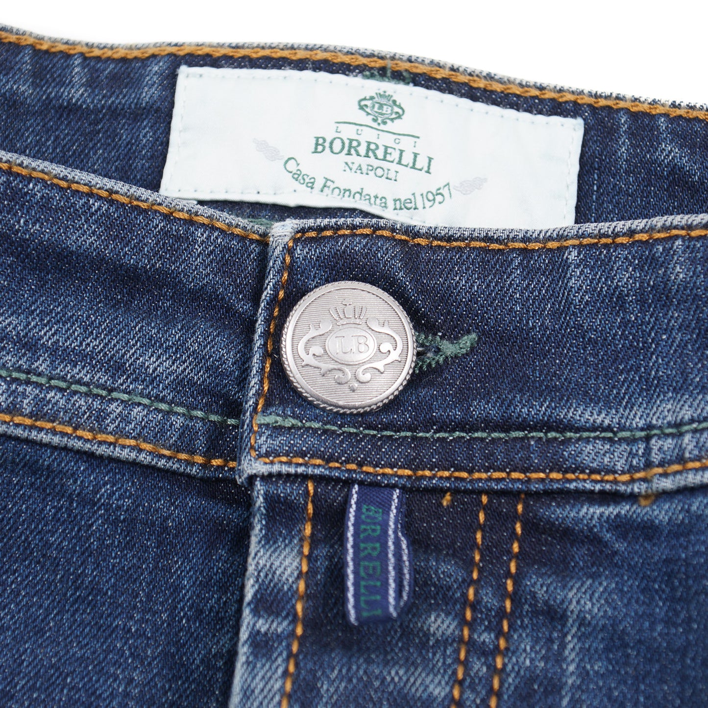 Luigi Borrelli Slim-Fit Denim Jeans - Top Shelf Apparel
