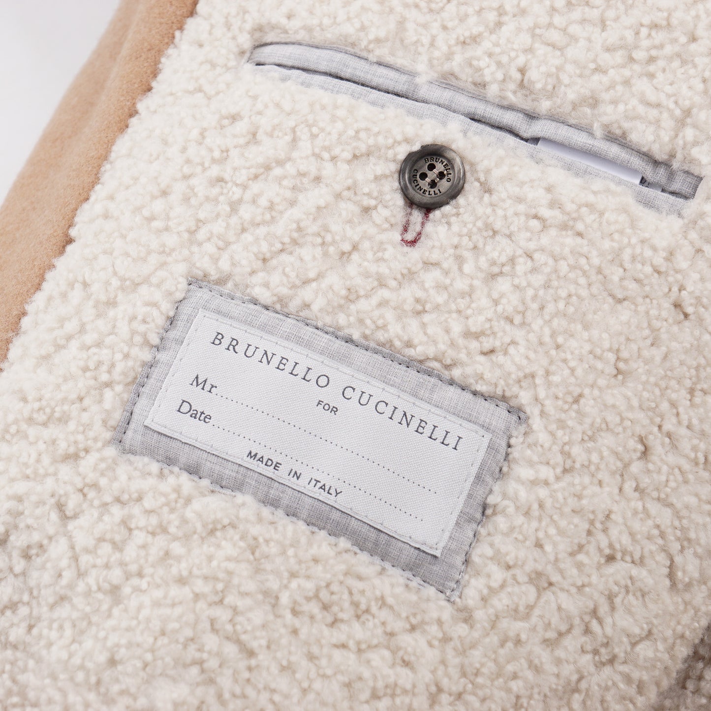Brunello Cucinelli Cashmere Coat with Shearling Lining - Top Shelf Apparel
