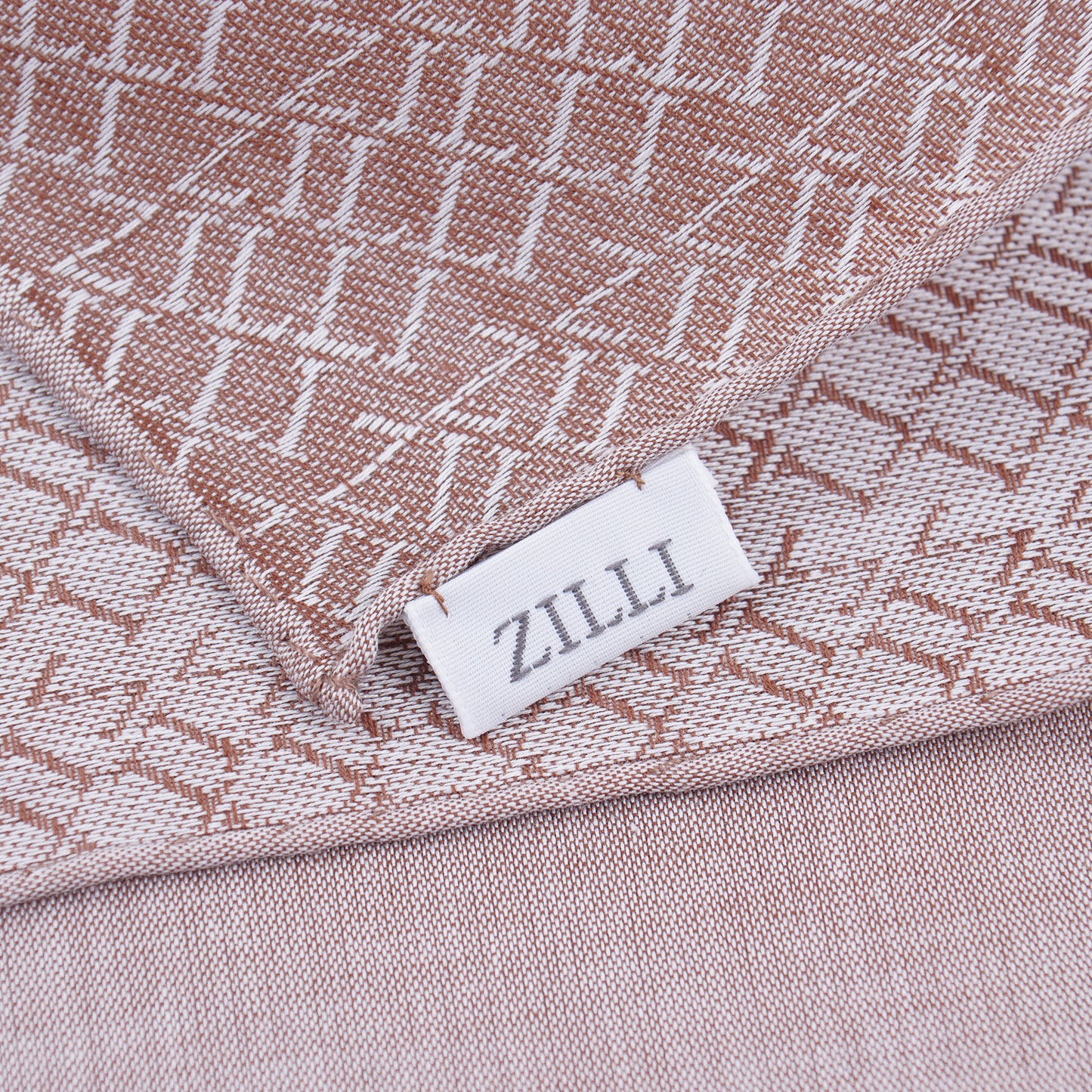 Zilli Monogram Cotton Pocket Square - Top Shelf Apparel