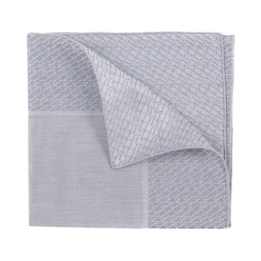 Zilli Monogram Cotton Pocket Square - Top Shelf Apparel