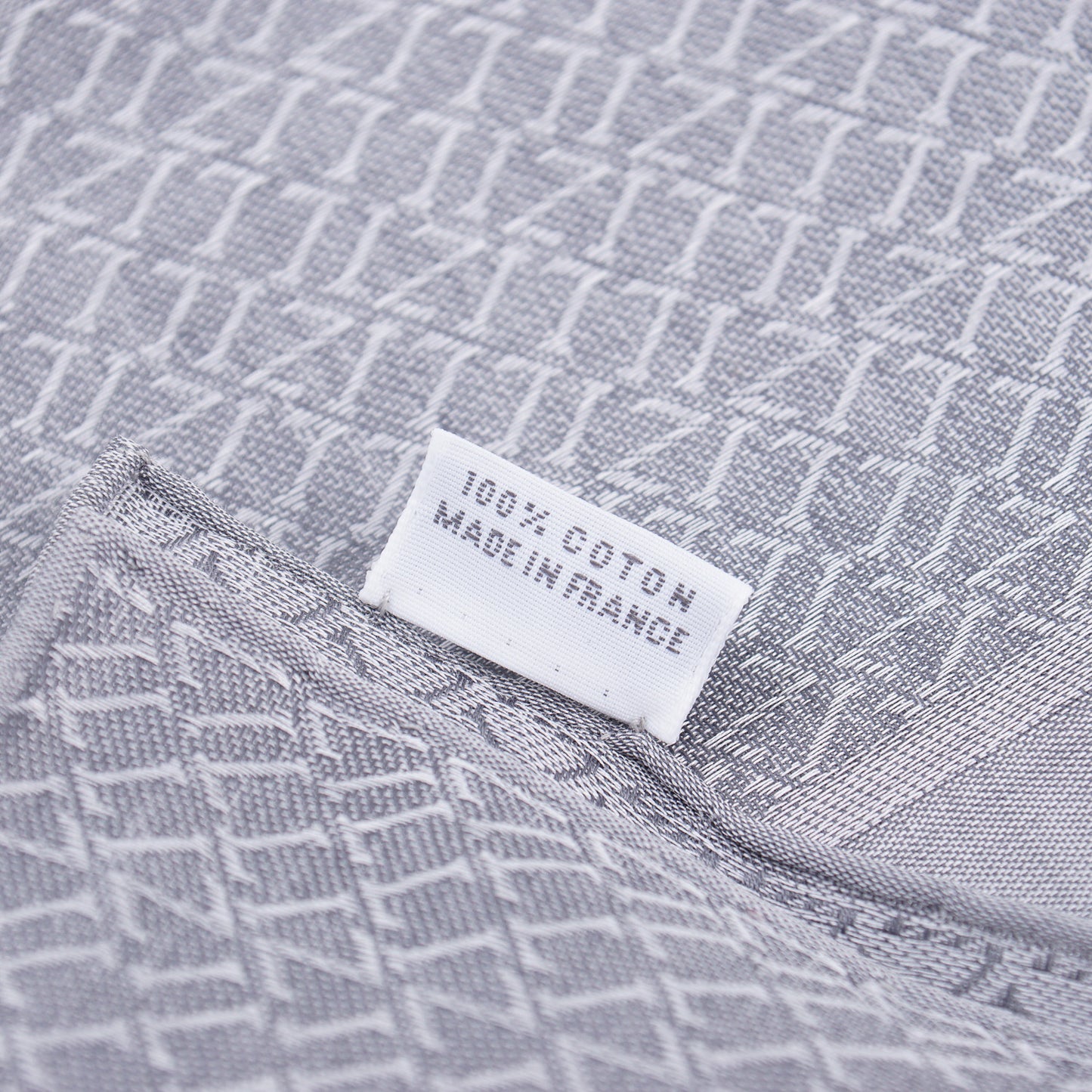 Zilli Monogram Cotton Pocket Square - Top Shelf Apparel