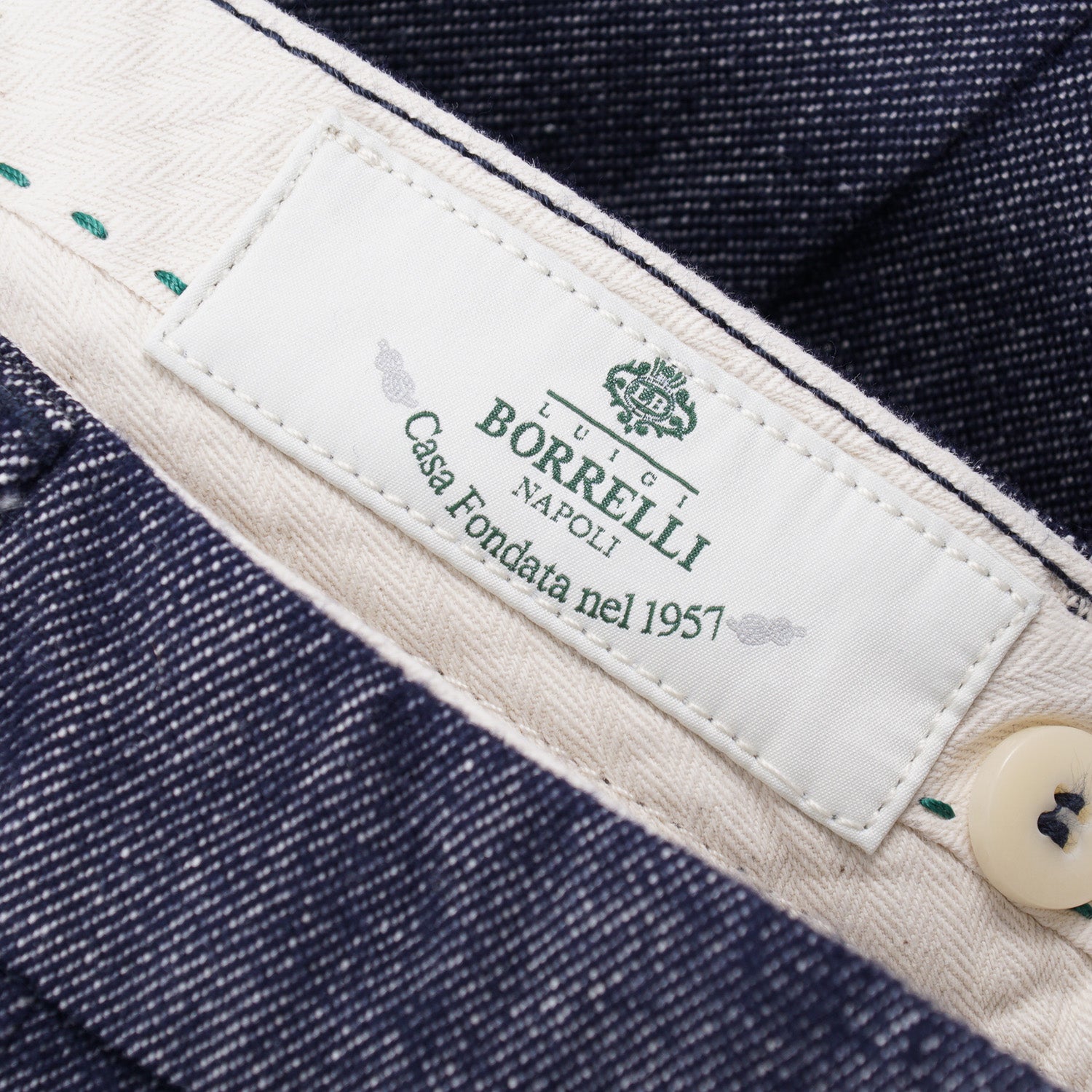Luigi Borrelli Wool and Cotton Pants - Top Shelf Apparel