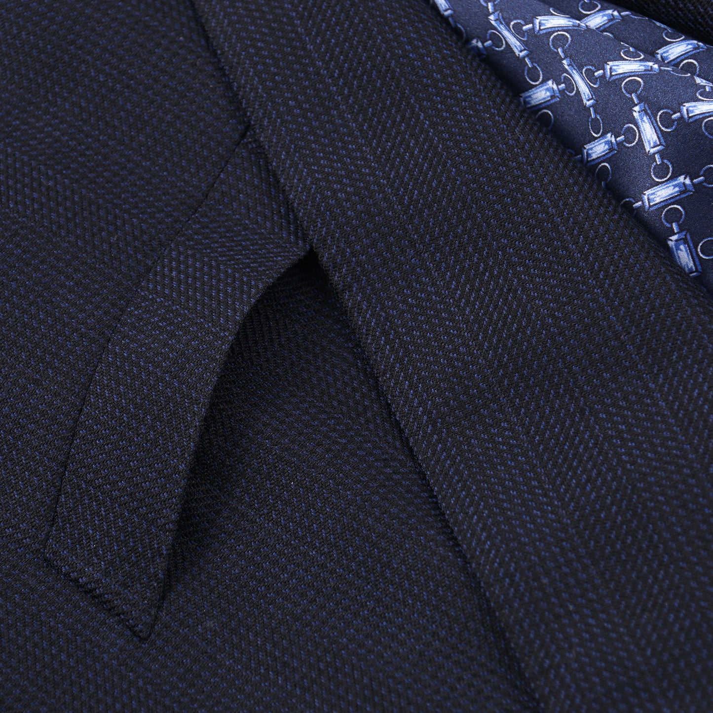 Zilli Herringbone Wool and Silk Suit - Top Shelf Apparel