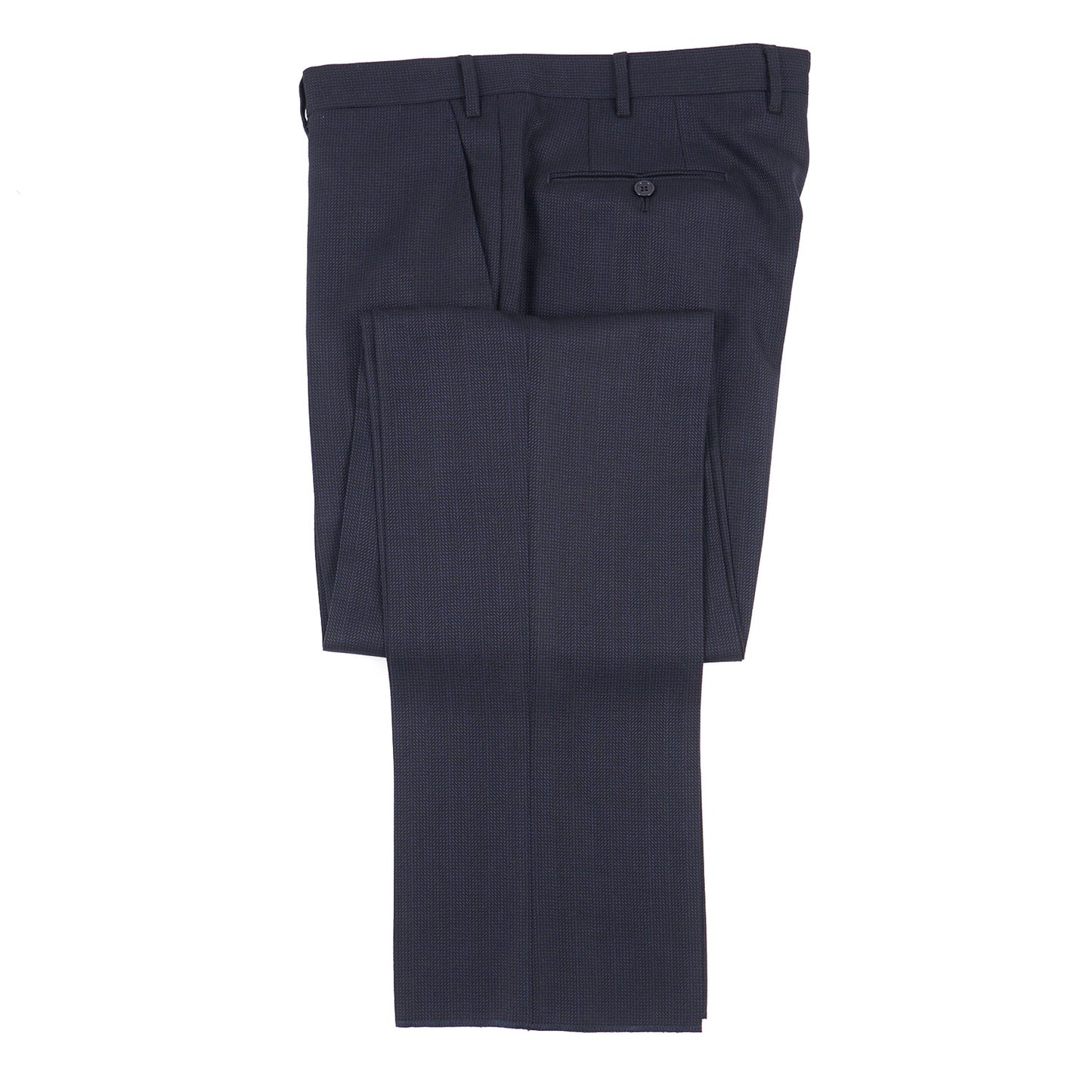 Zilli Herringbone Wool and Silk Suit - Top Shelf Apparel
