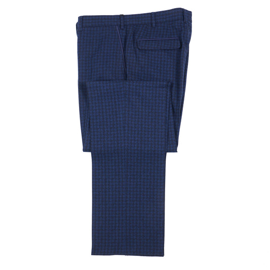 Zilli Soft Wool Pants with Leather Details - Top Shelf Apparel