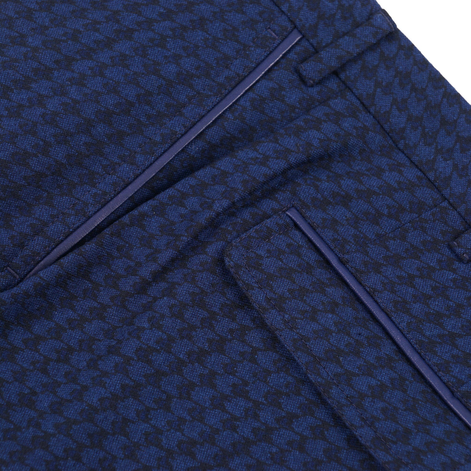 Zilli Soft Wool Pants with Leather Details - Top Shelf Apparel