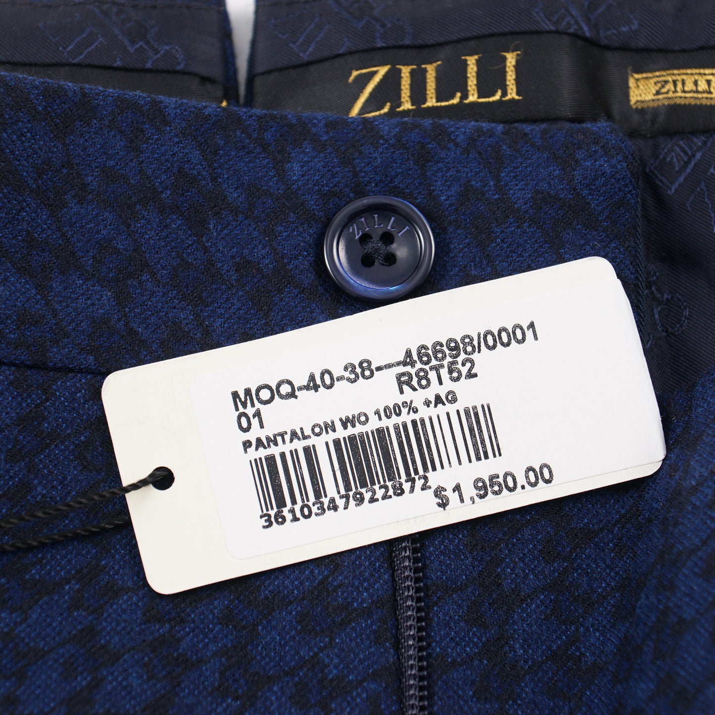Zilli Soft Wool Pants with Leather Details - Top Shelf Apparel
