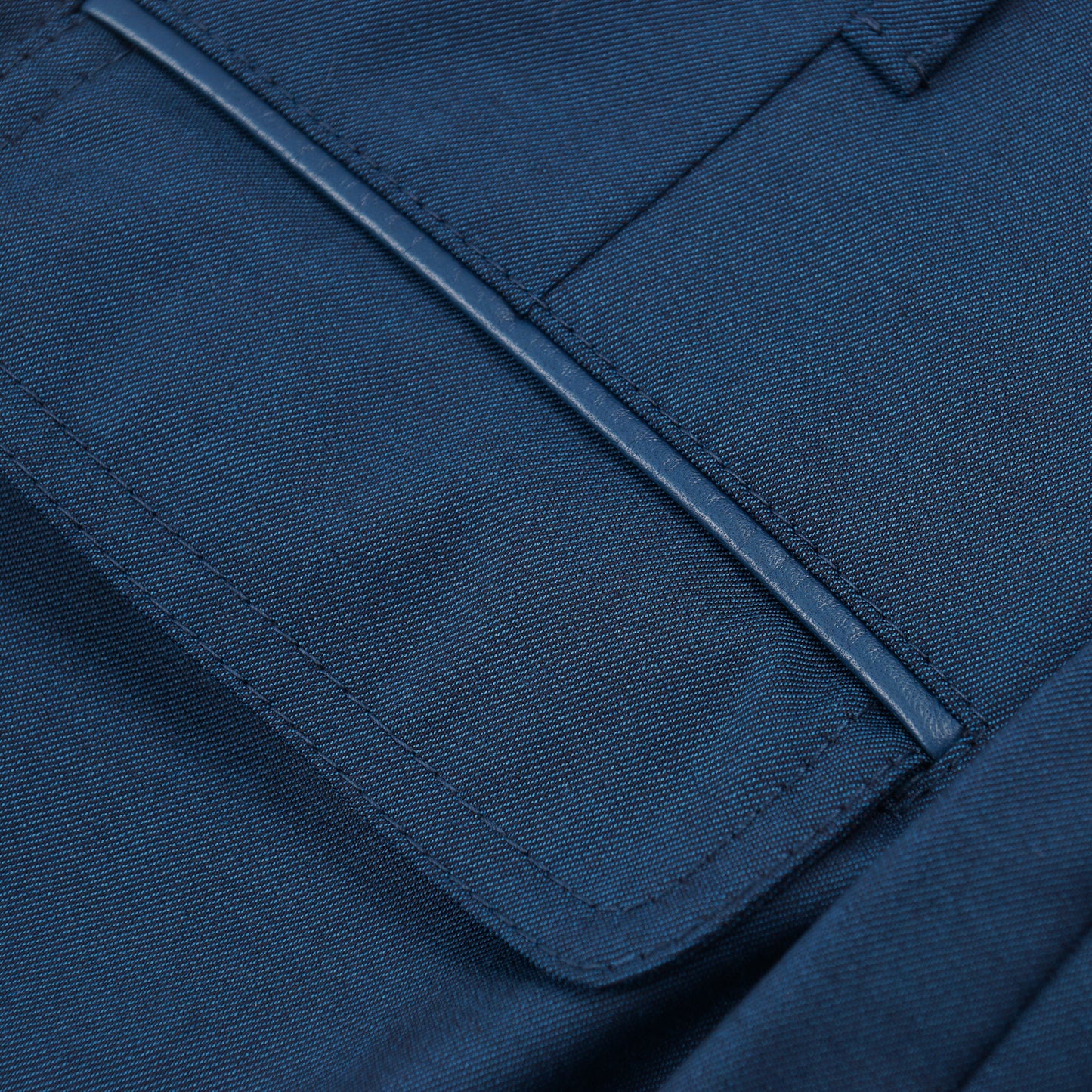 Zilli Slim-Fit Wool Pants with Leather Details - Top Shelf Apparel