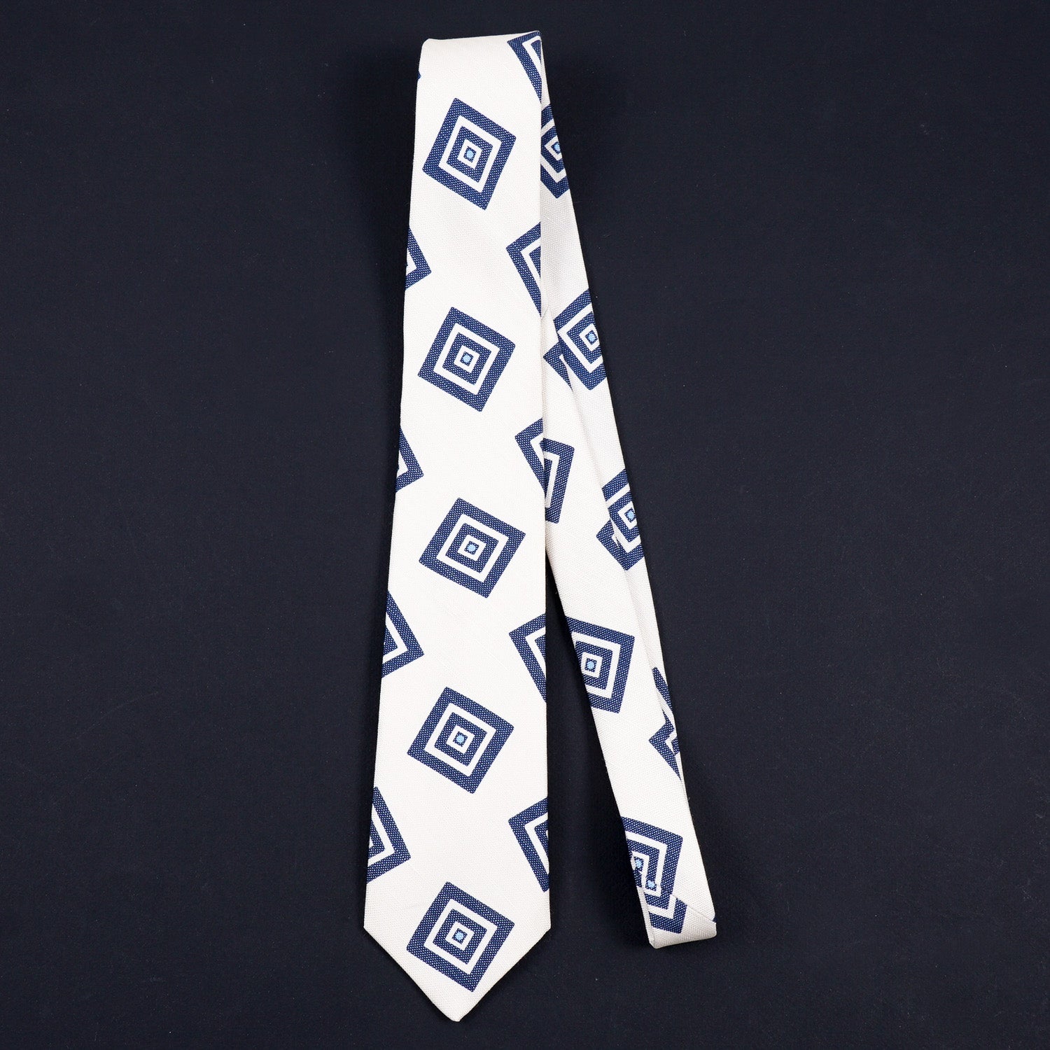 Luigi Borrelli Narrow Printed Silk Tie - Top Shelf Apparel