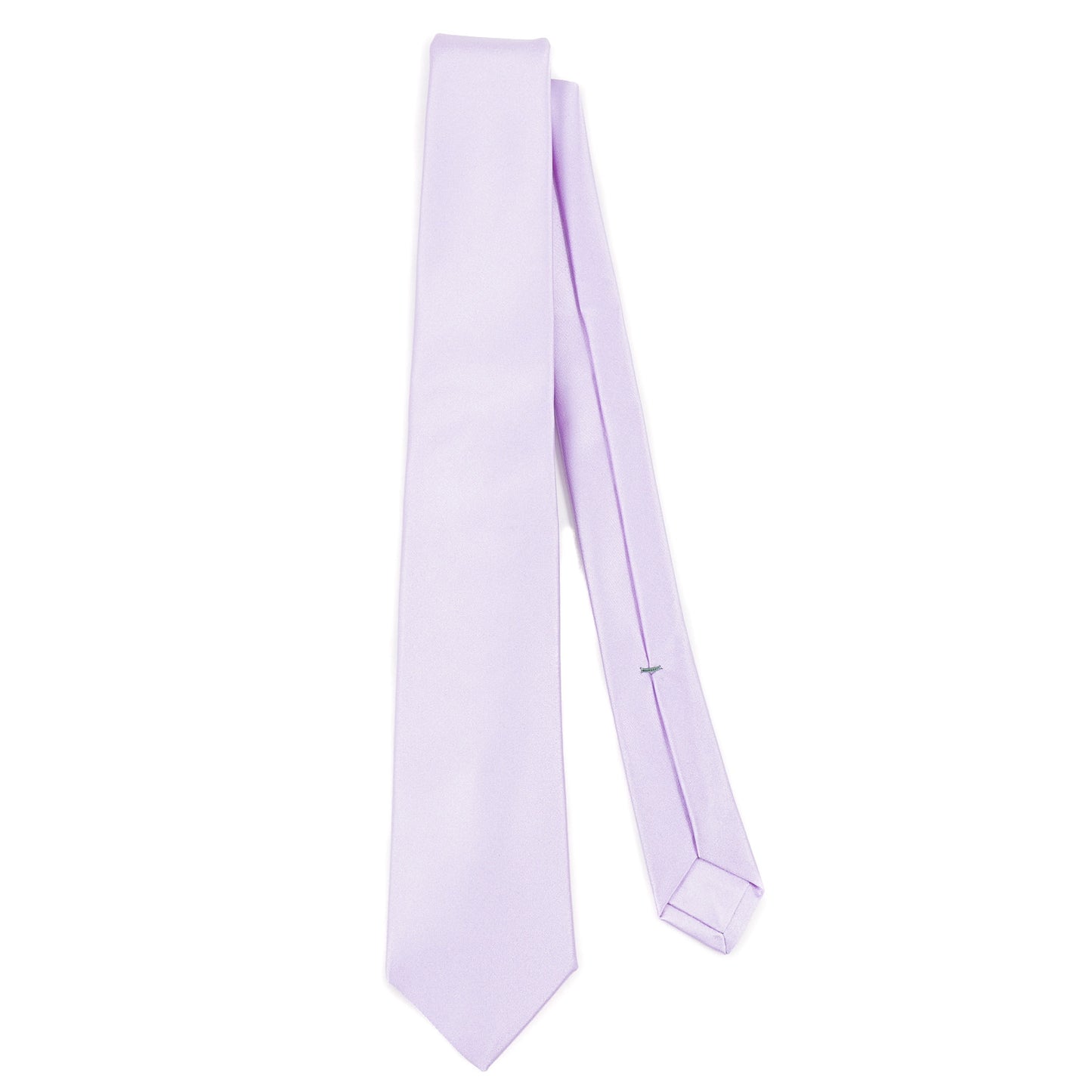 Luigi Borrelli Narrow Satin Silk Tie - Top Shelf Apparel