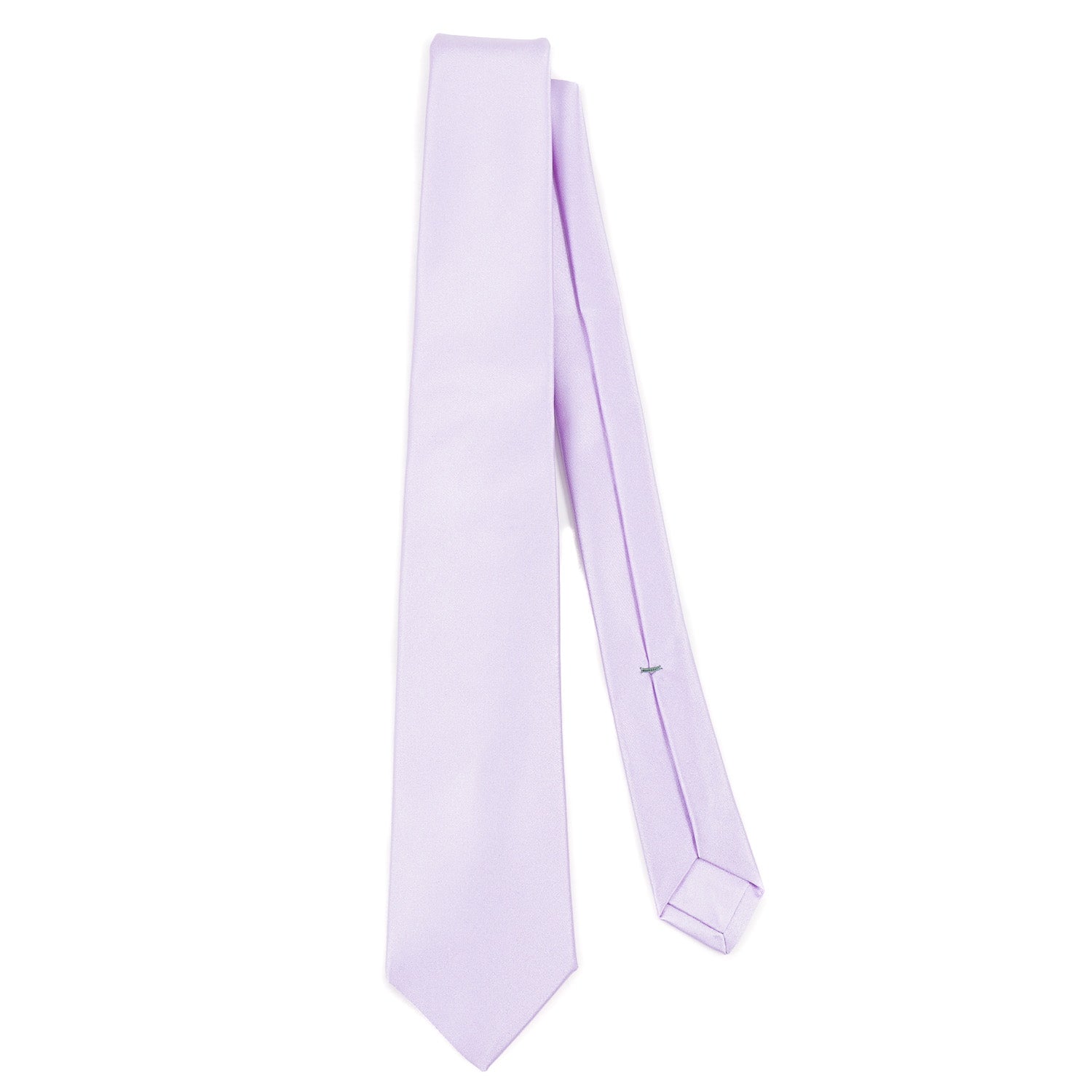 Luigi Borrelli Narrow Satin Silk Tie - Top Shelf Apparel