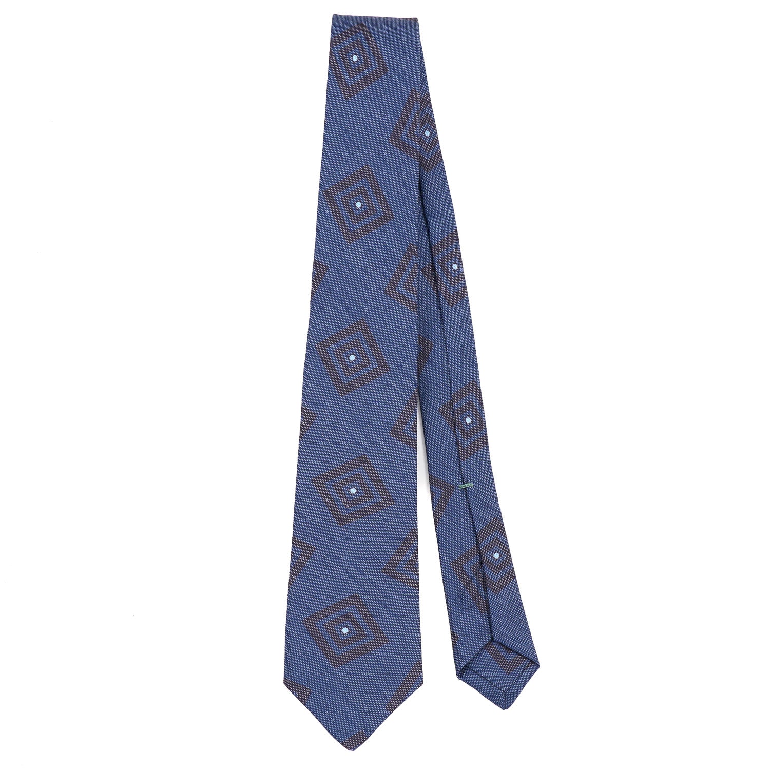 Luigi Borrelli Narrow Printed Silk Tie - Top Shelf Apparel