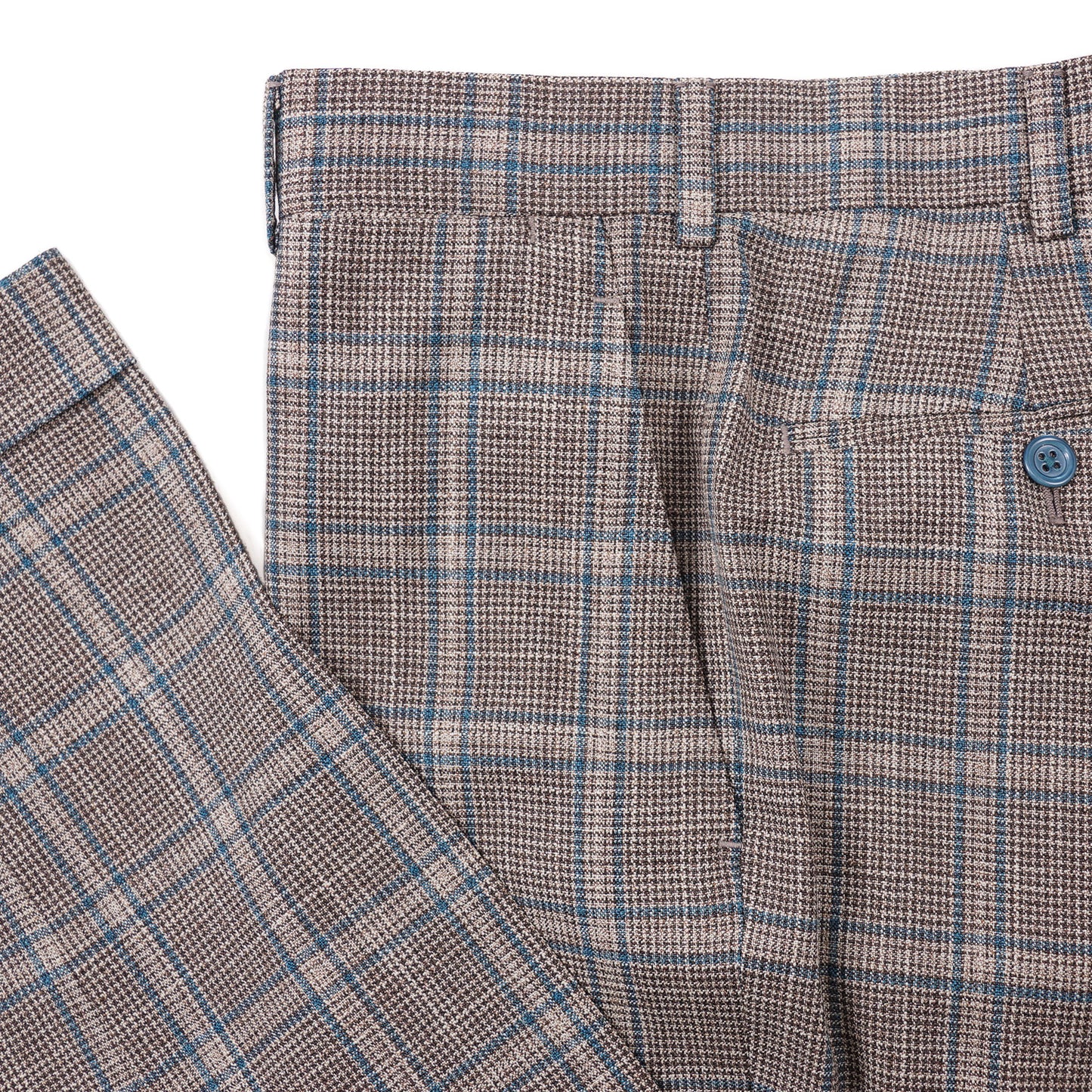 Belvest Slim-Fit Layered Check Wool-Silk Suit - Top Shelf Apparel