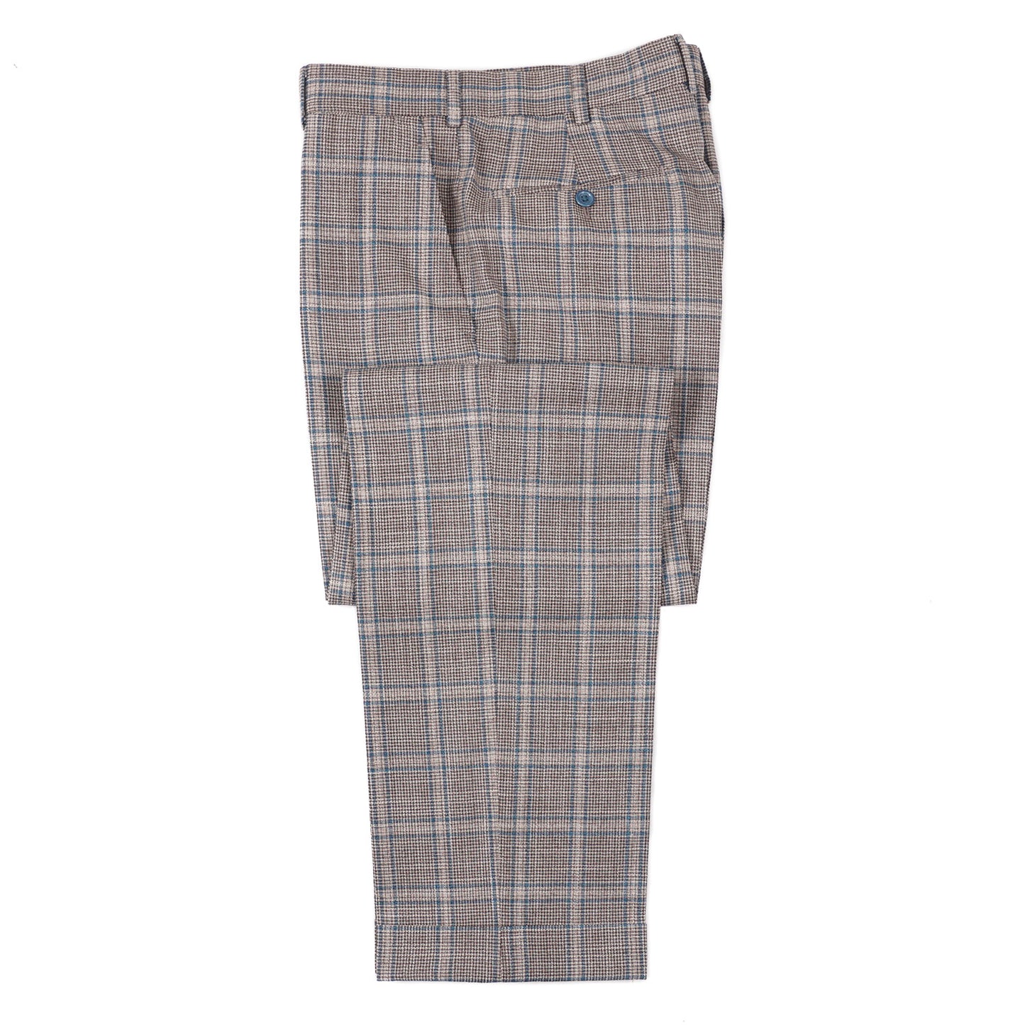 Belvest Slim-Fit Layered Check Wool-Silk Suit - Top Shelf Apparel